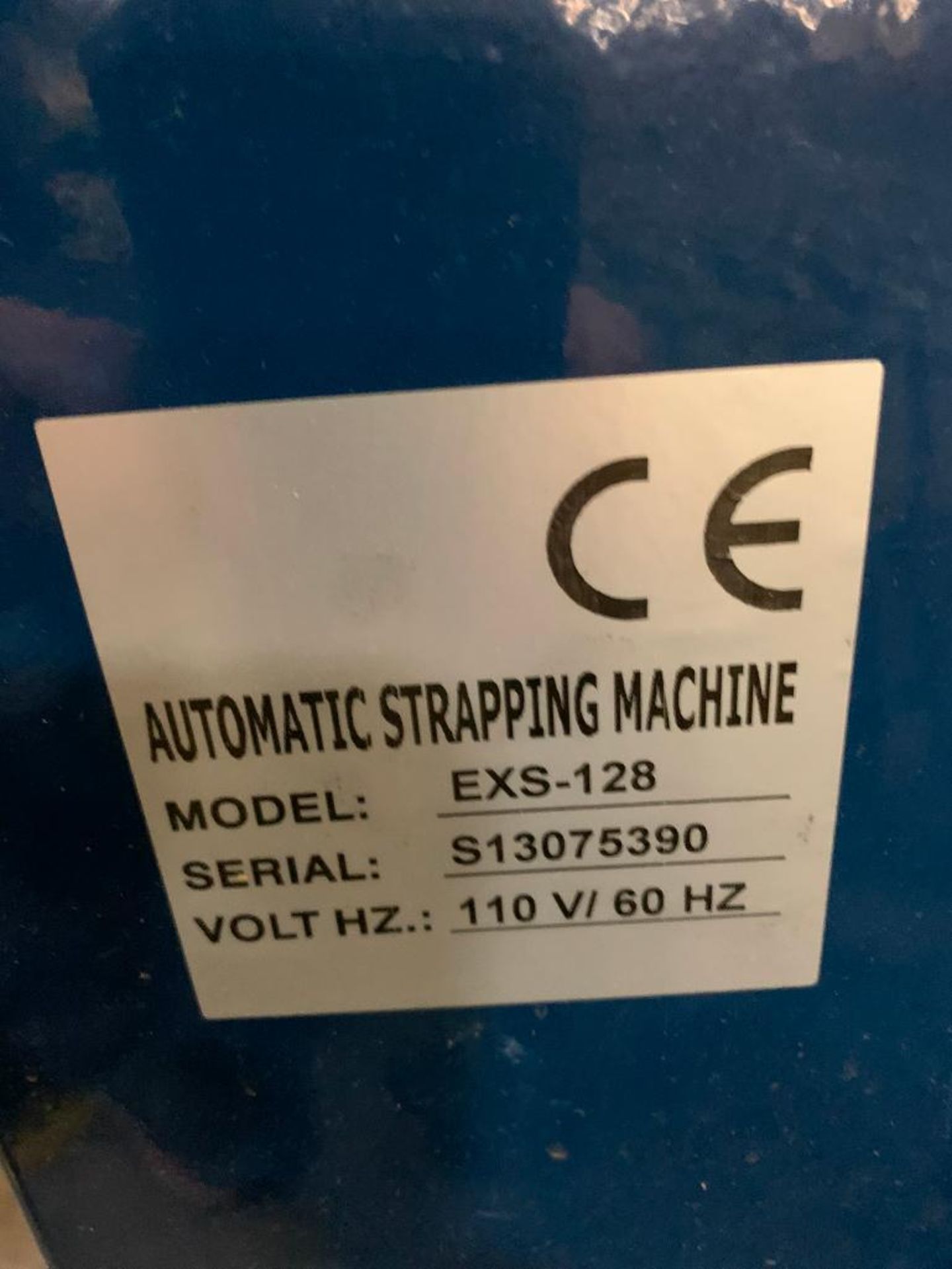 2014 Polychem Equipment Group Automatic Strapping Machine, Model EC3000, S/N 21439, 110 V, Single Ph - Image 2 of 2