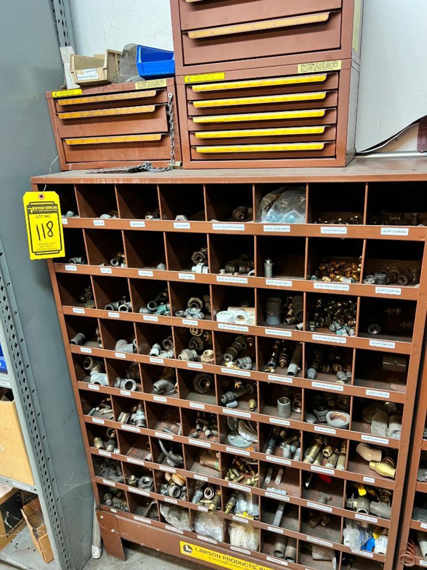 Lawson Pigeonhole Cabinet w/ Assorted Fittings