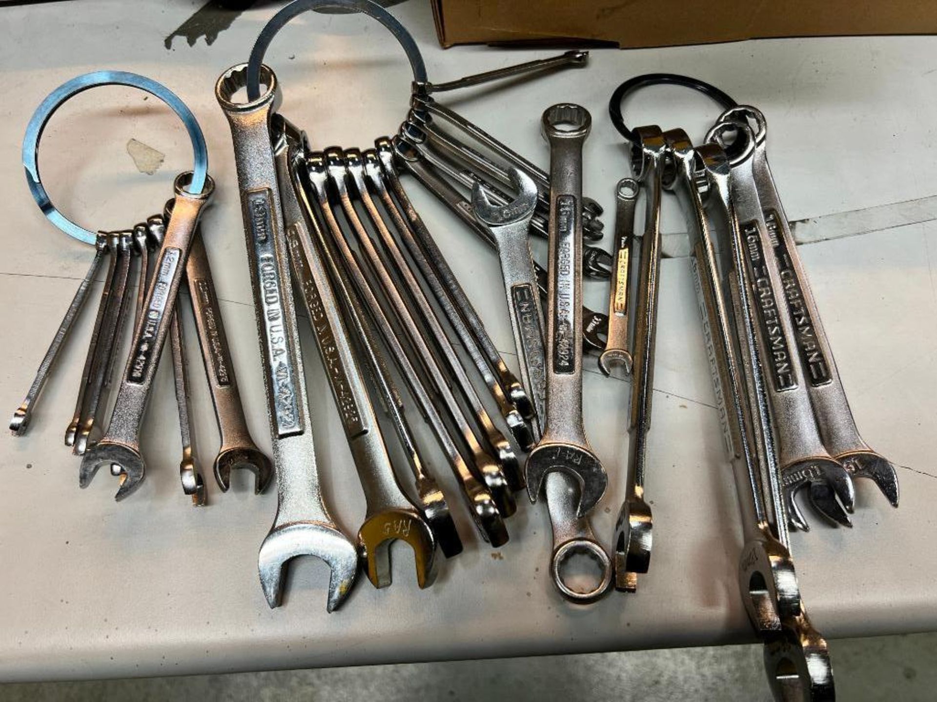 Assorted Size Metric Combination Wrenches