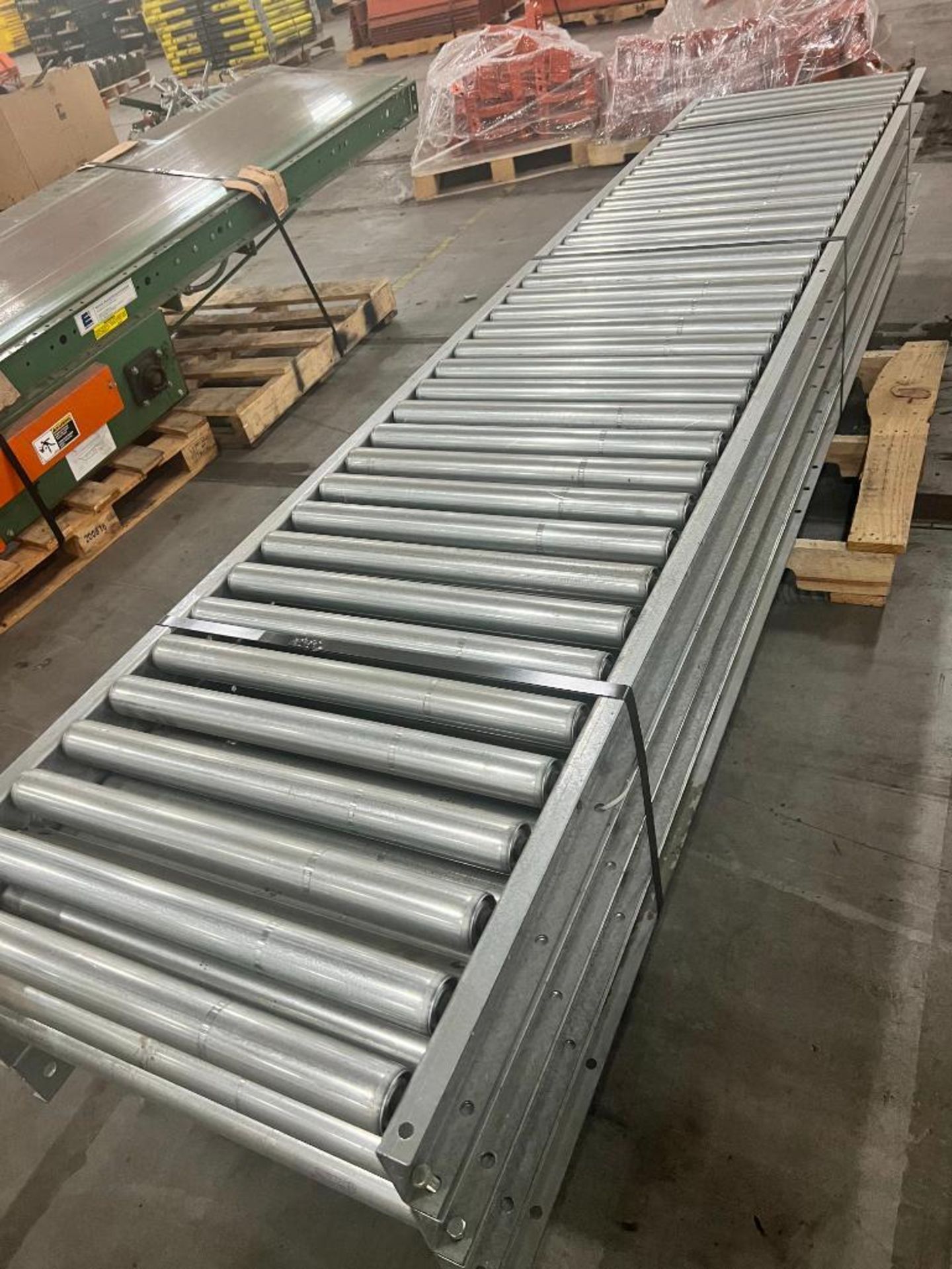 (4x) Roller Gravity Conveyors, 21-1/2" x 9' 7" - Image 3 of 3