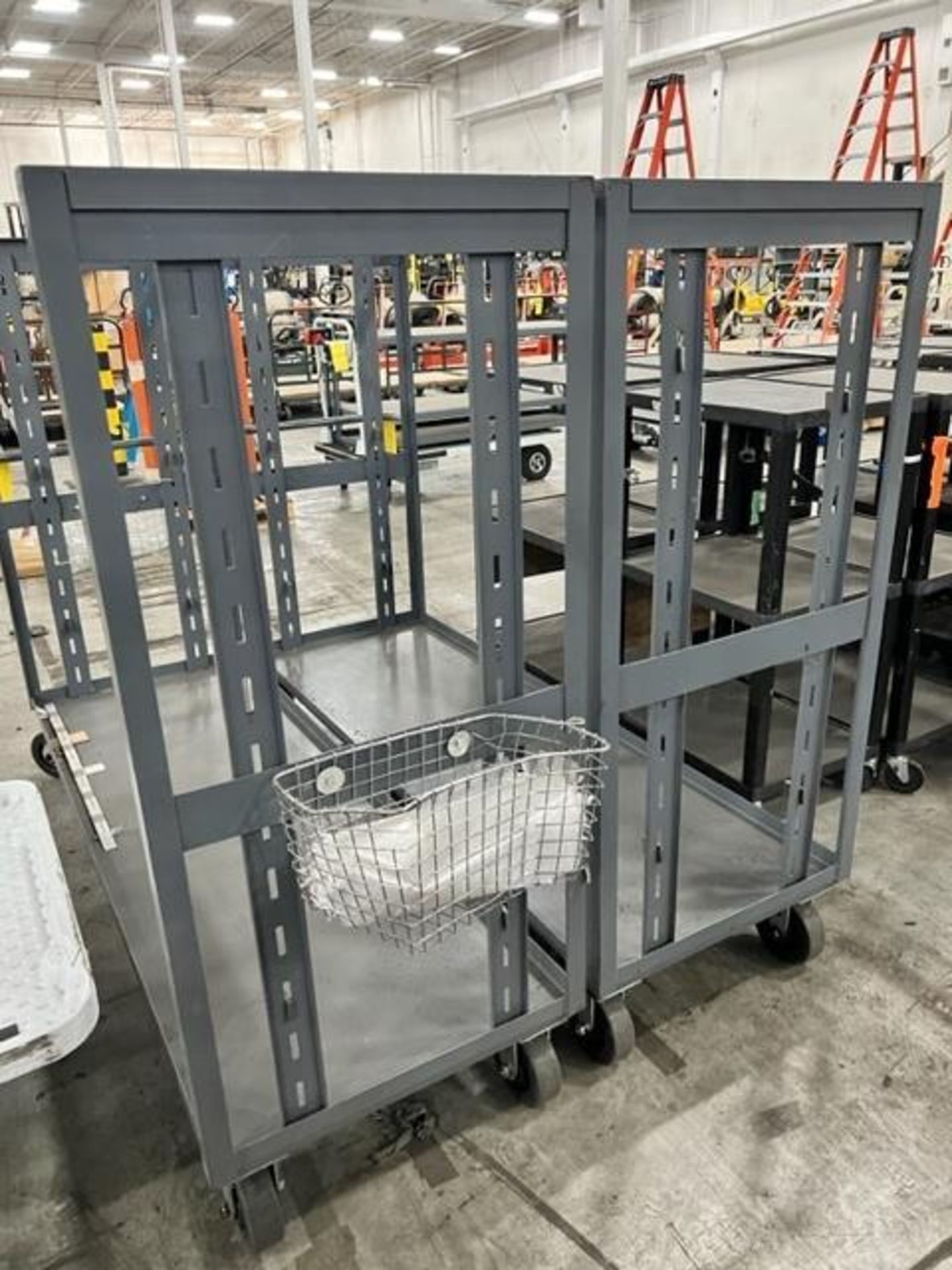 (2x) Rolling Material Carts