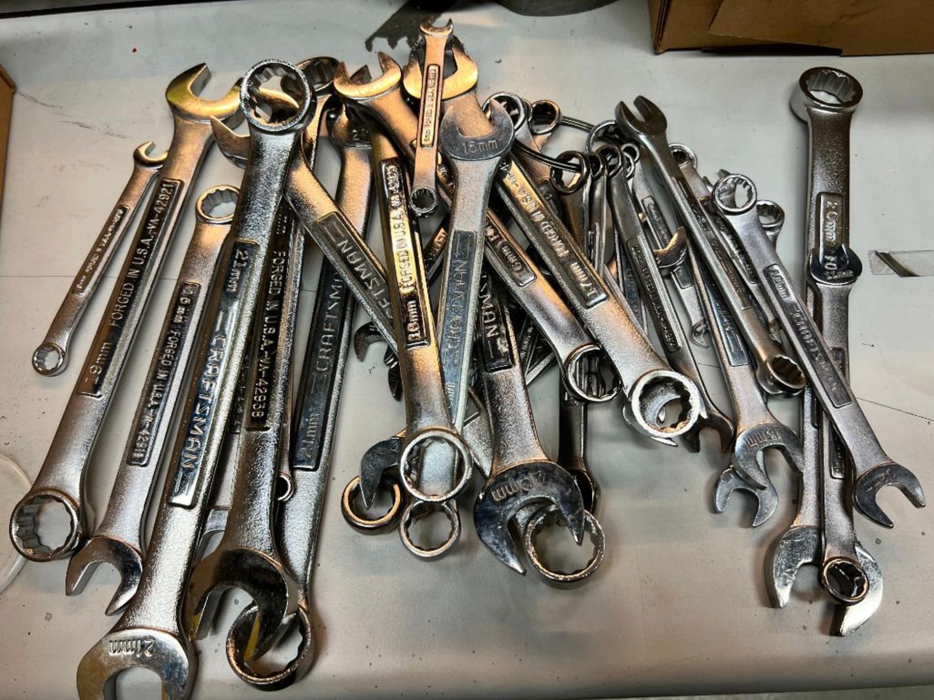Assorted Size Metric Combination Wrenches