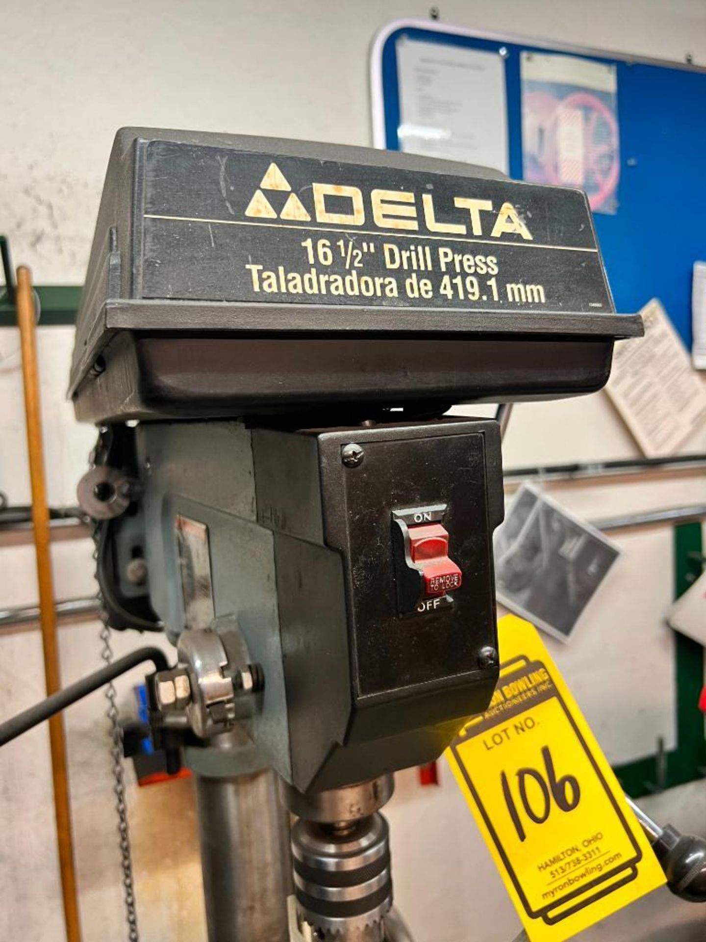 Delta 16-1/2" Drill Press, Model 17-900, S/N 0712, Single Phase - Image 3 of 6