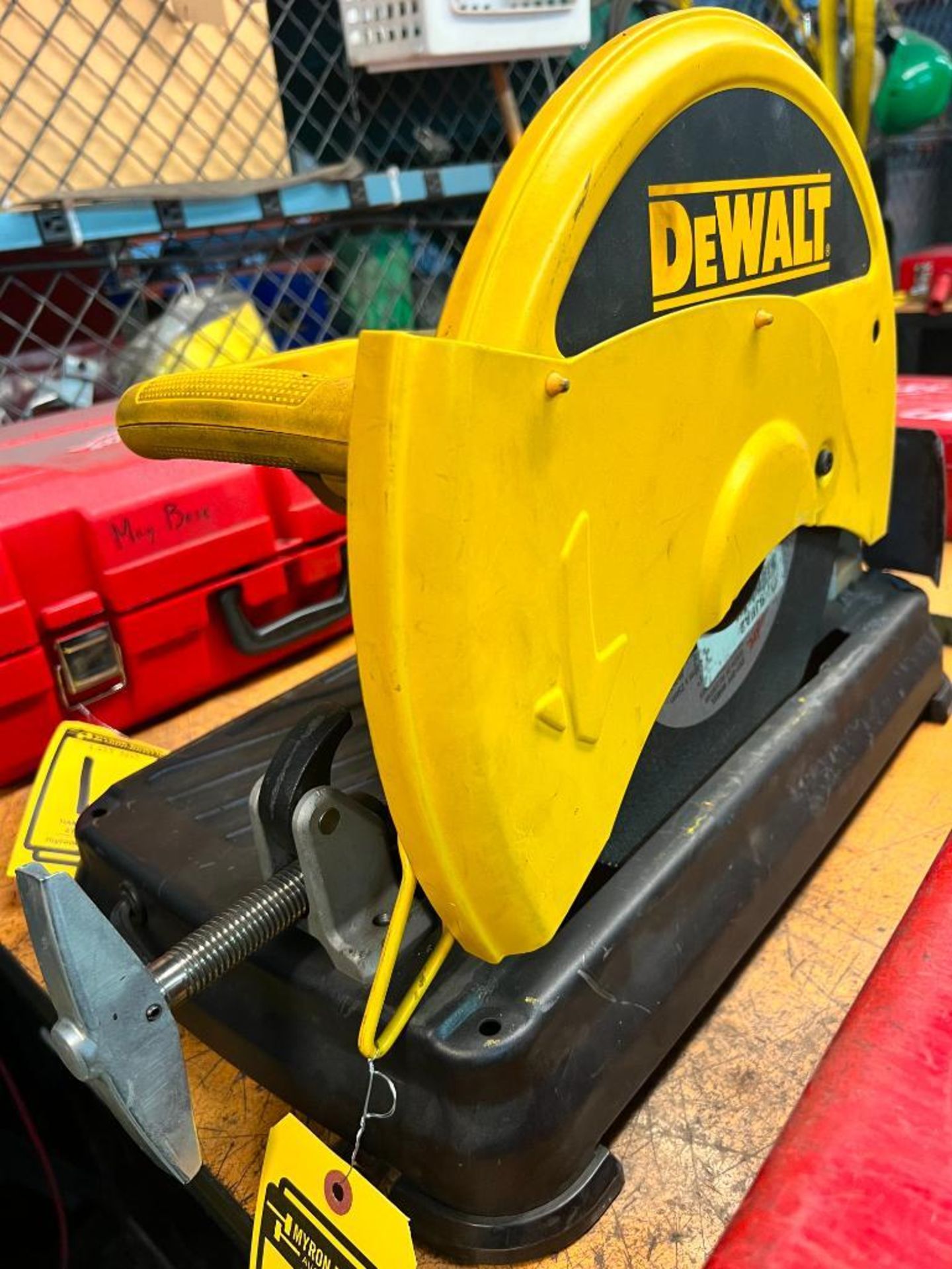 Dewalt Electric 14" Chop Saw, Model DW871, S/N 489344 - Image 2 of 3