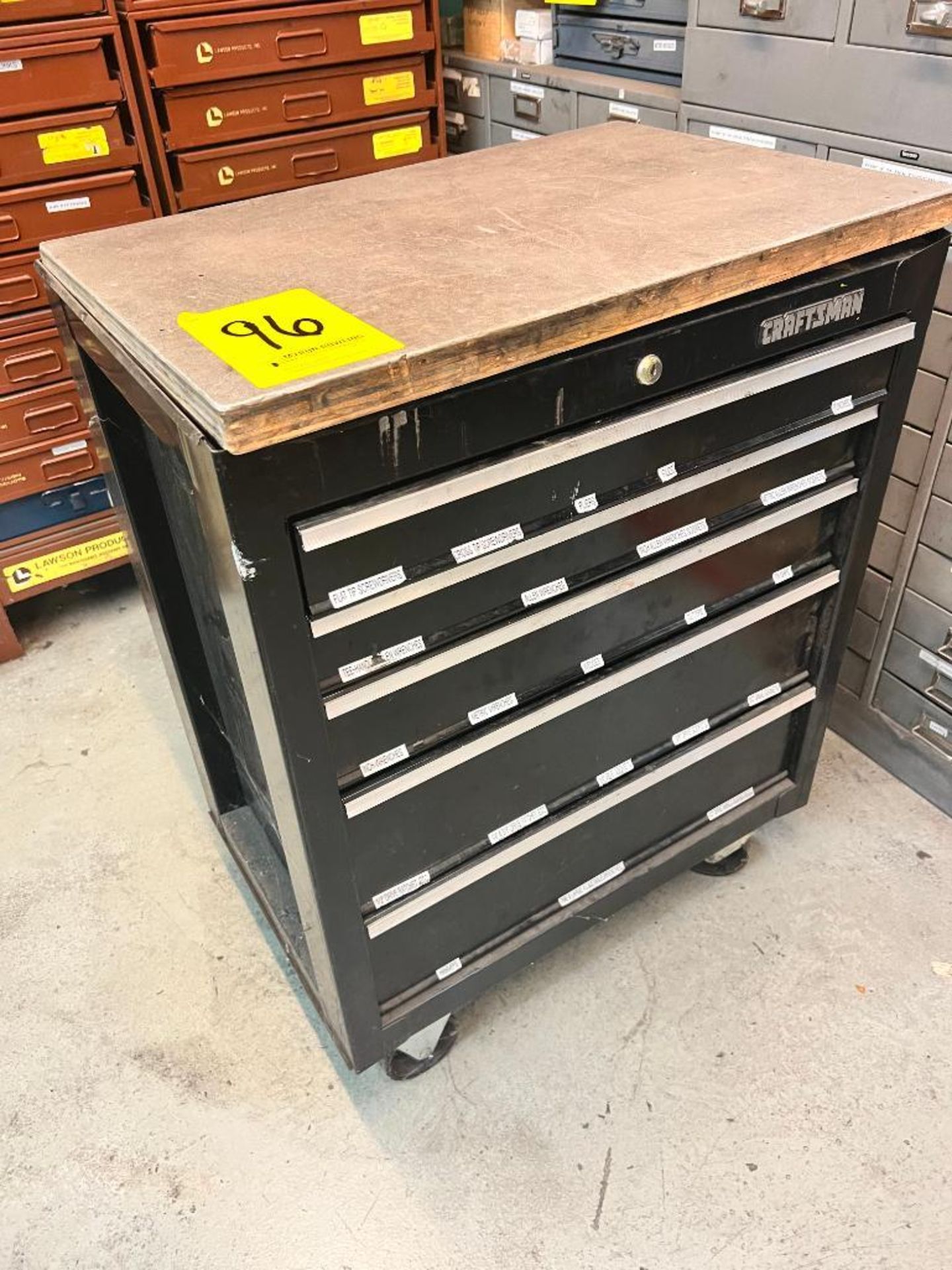 Craftsman 5-Drawer Rolling Toolbox w/ Content - Image 2 of 4