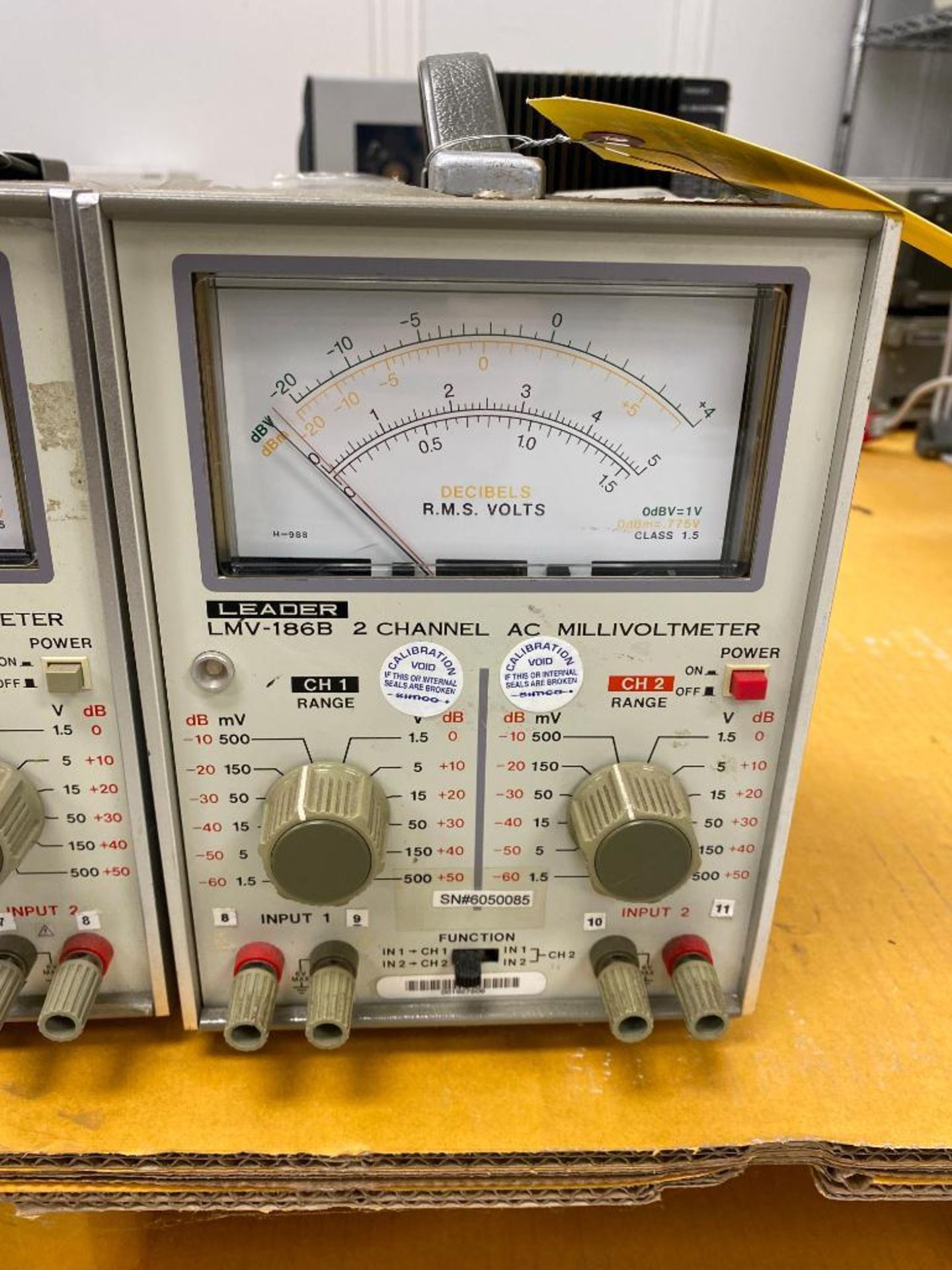 (2) Leader Two Channel AC Millivoltmeter, Model LMV-186B - Image 2 of 2