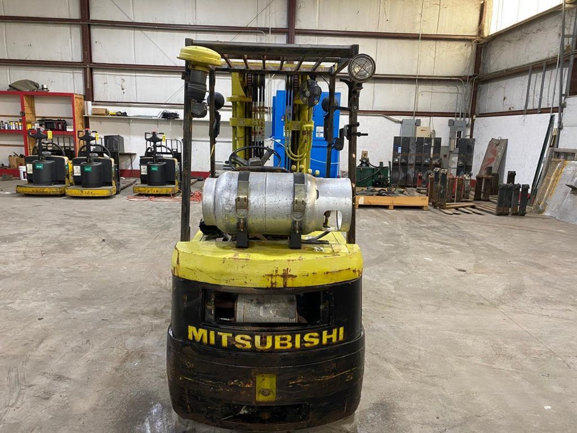 Mitsubishi 4,000 LB. Capacity Forklift, Model FGC20, S/N AF82A-01149, LPG, 3-Stage Mast, Side Shift, - Image 4 of 6