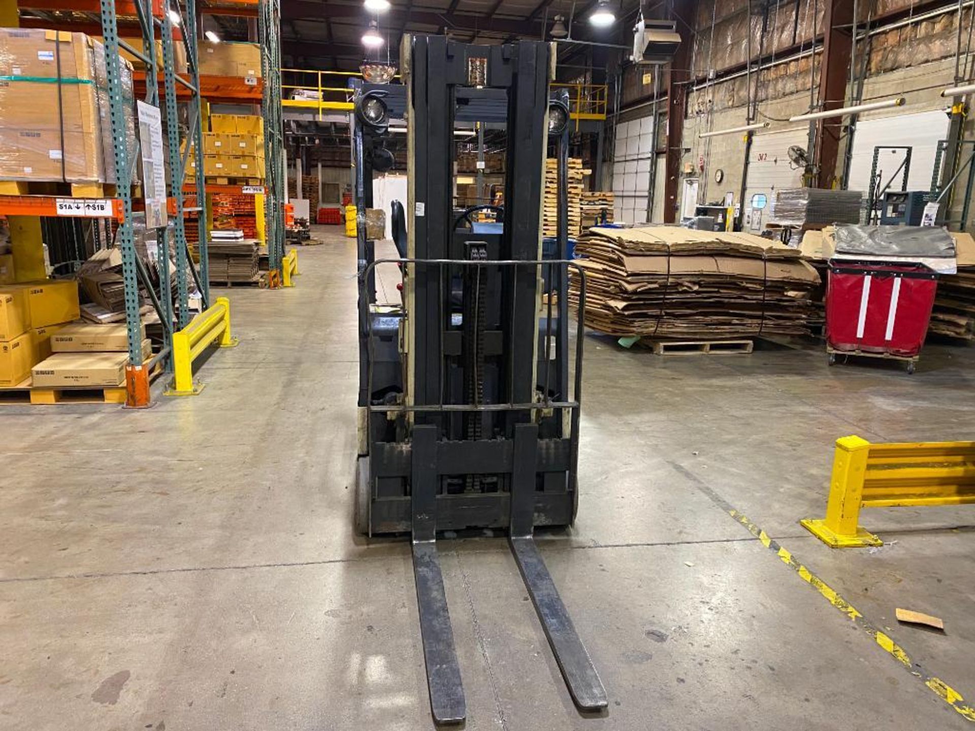 Crown 3,000-LB. Capacity Three Wheel Electric Forklift, Model 30SCTT, S/N 1A24986, Lever Shift Trans - Image 4 of 5