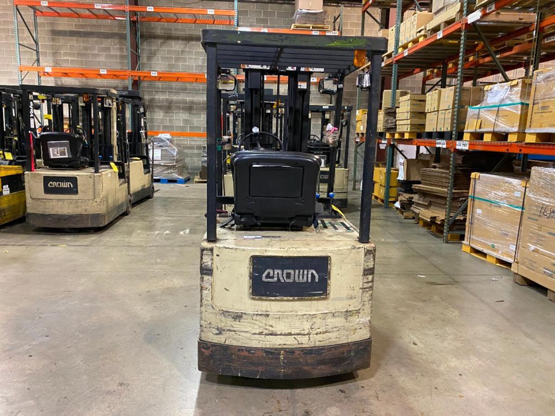 Crown 3,000-LB. Capacity 3-Wheel Electric Forklift, S/N A205481, Lever Shift Transmission, 36 V Batt - Image 2 of 5