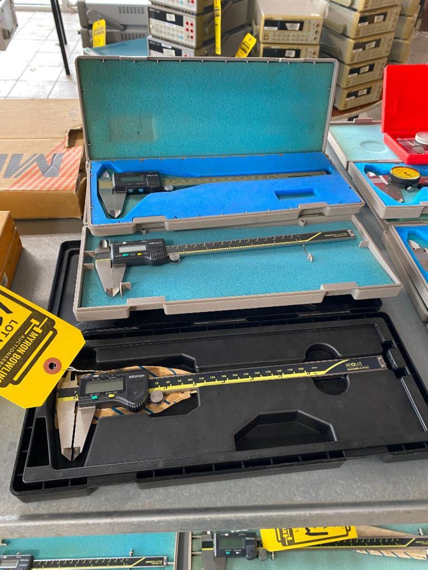 (4) Mitutoyo 8" Digital Calipers w/ Cases (Location: 2647 Morgan Ln., Hamilton, OH 45013)