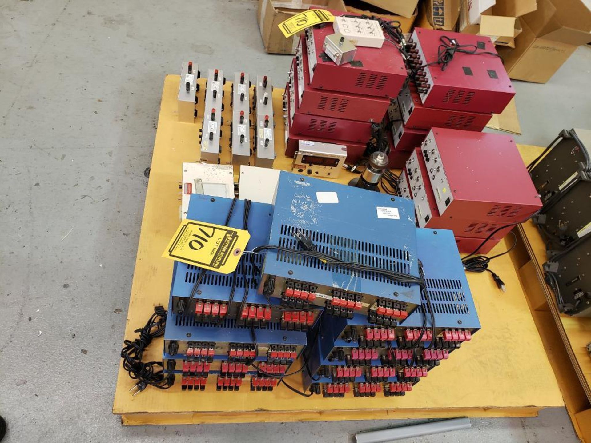 Skid of Pioneer Testing Equipment: (9) Pioneer, Model SWB-006, (11) Pioneer, Model SW. BOX KE-0027,