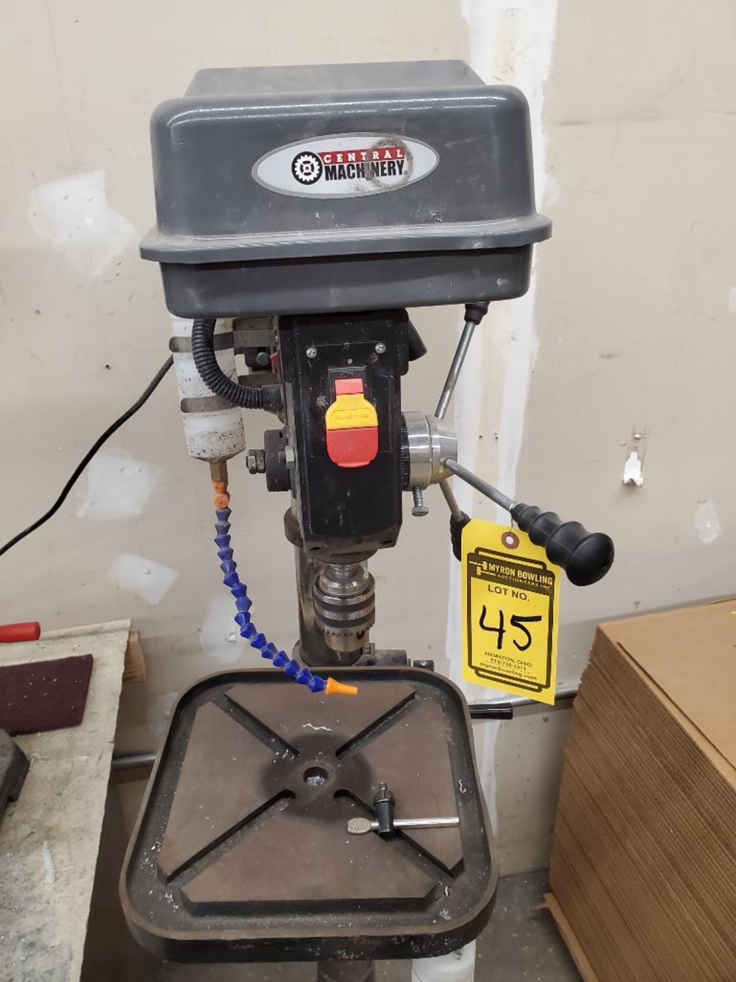 Central Machinery 16-Speed Vertical Drill Press, 220-3,600 RPM, 5/8" Chuck, Mt3 Spindle, 12-3/4" x 1 - Image 5 of 9