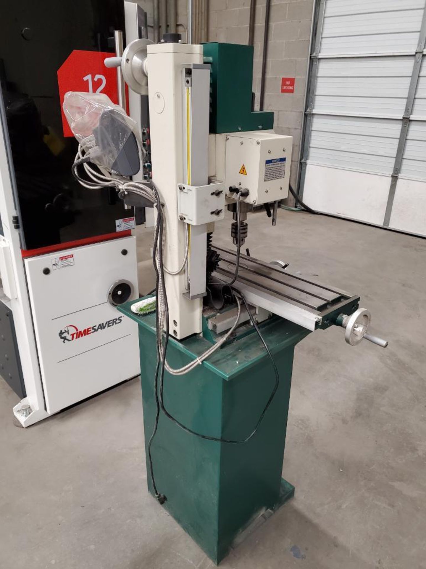 2021 Grizzly G0759 Vertical Milling/ Drilling Machine w/ Stand & 3-Axis Grizzly Dro Control, S/N 202 - Image 11 of 12