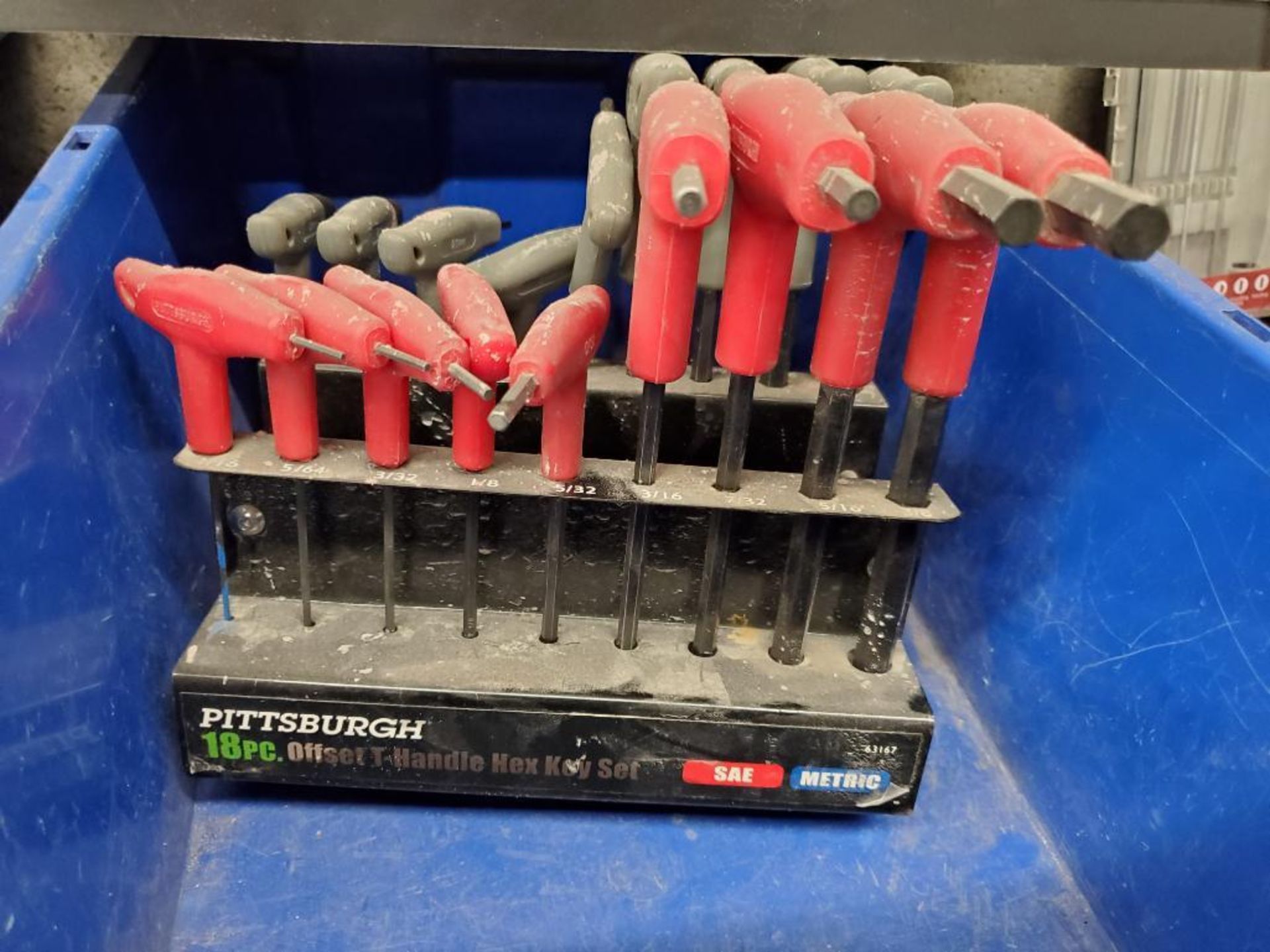 Pittsburgh 18-Pc. T-Handle Hex Key Metric Wrenches, (3) Partial Milwaukee Shockwave Impact Driver Se - Image 6 of 8
