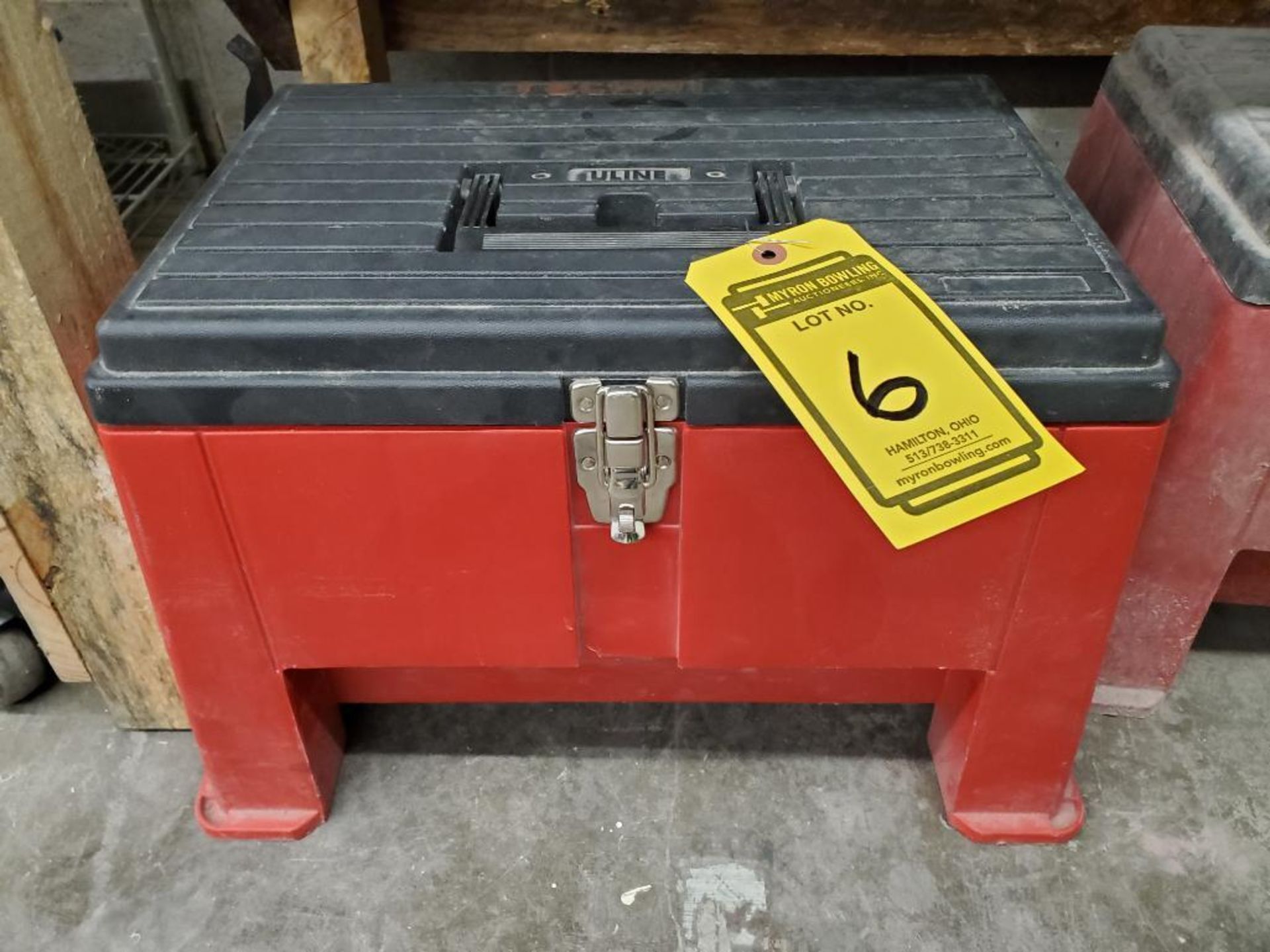 (2) U-Line Step Stool Portable Tool Chests - Image 2 of 6