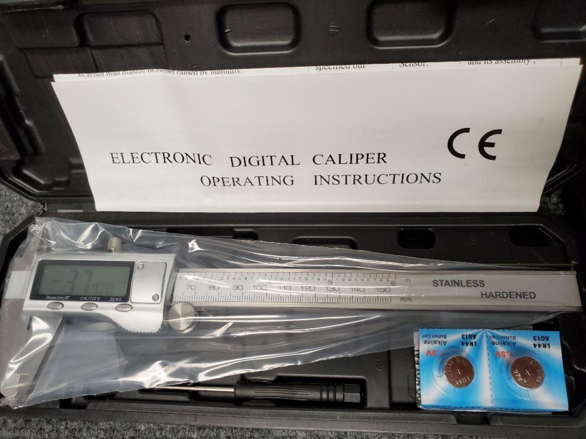 (2) Digital OD/ID Digital Calipers; Husky & (New) Off Brand - Image 4 of 5