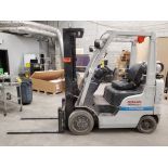 Nissan 4,000 LB. Forklift, Model MCP1F2A20LV, S/N CP1F2-9W1035, Side Shift, LP, Solid Cushion Tires,