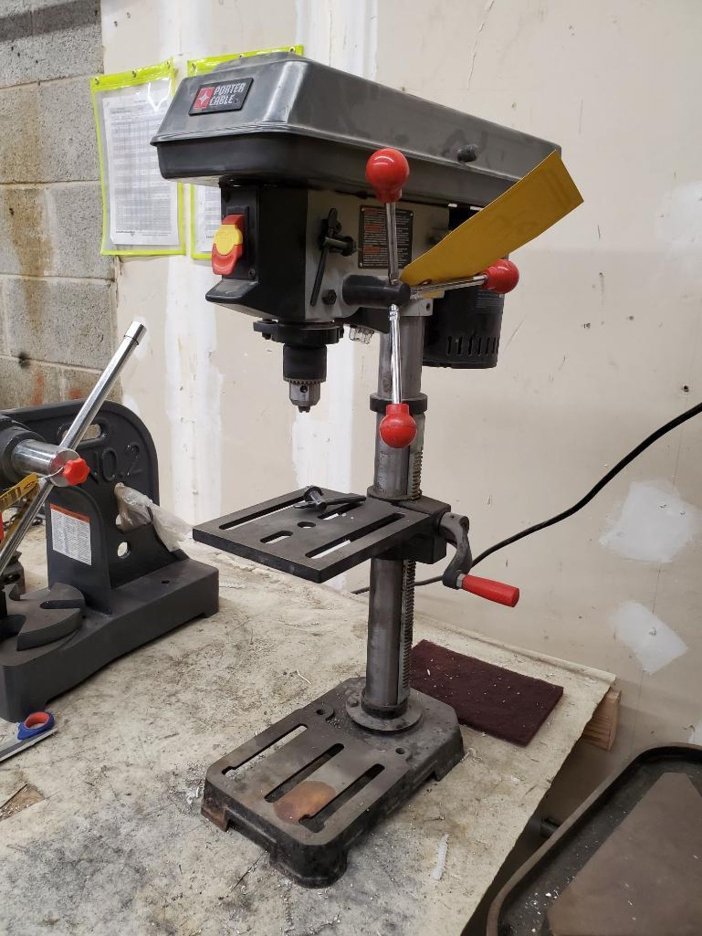 Porter-Cable Bench Top Vertical Drill Press, 7-1/2" X 6-1/2" Adjustable Height Table, 2" Head Adjust - Image 2 of 6