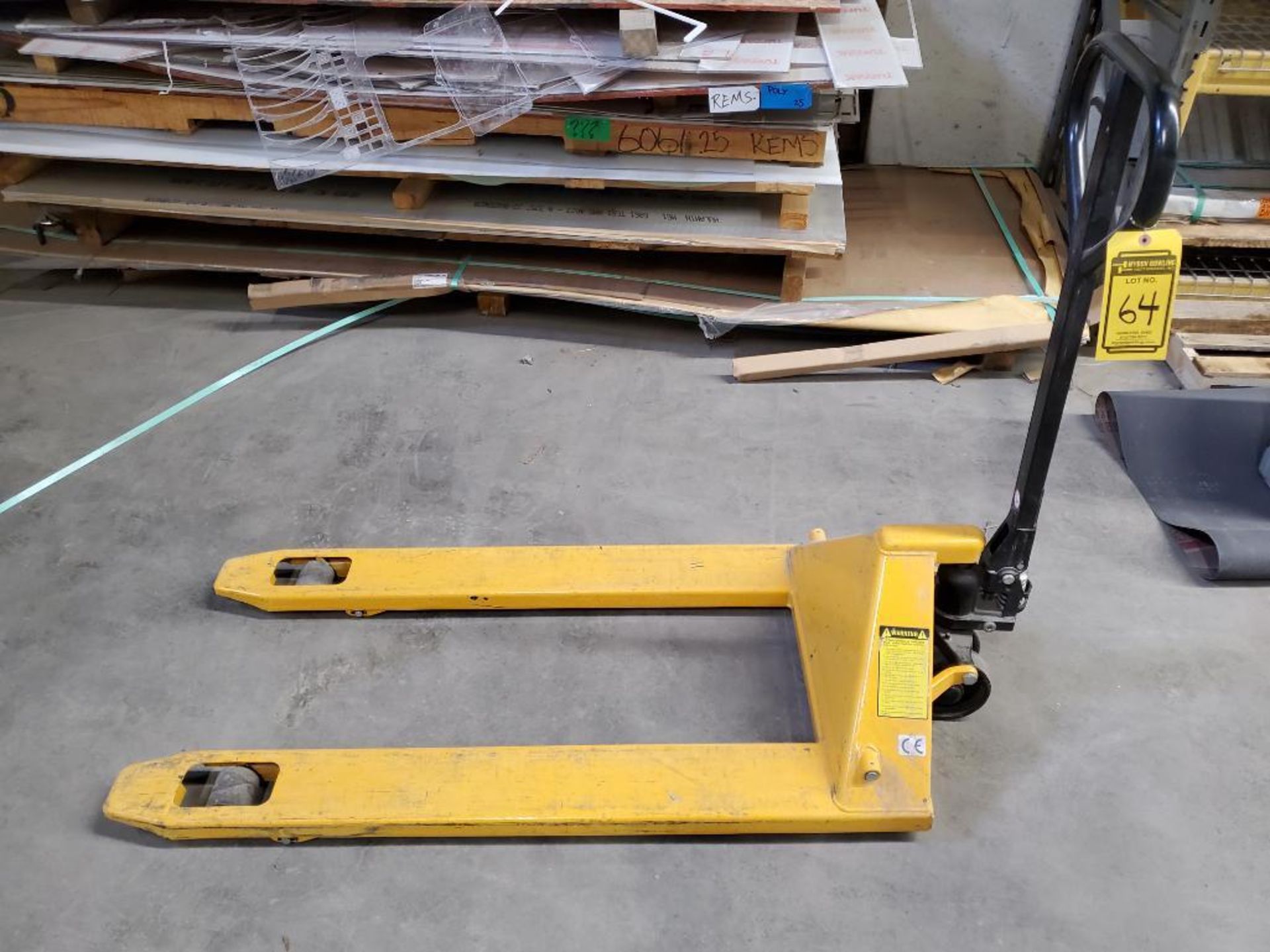 Wesco 4,400 LB. Hydraulic Pallet Jack, 48" x 6" Forks - Image 2 of 4