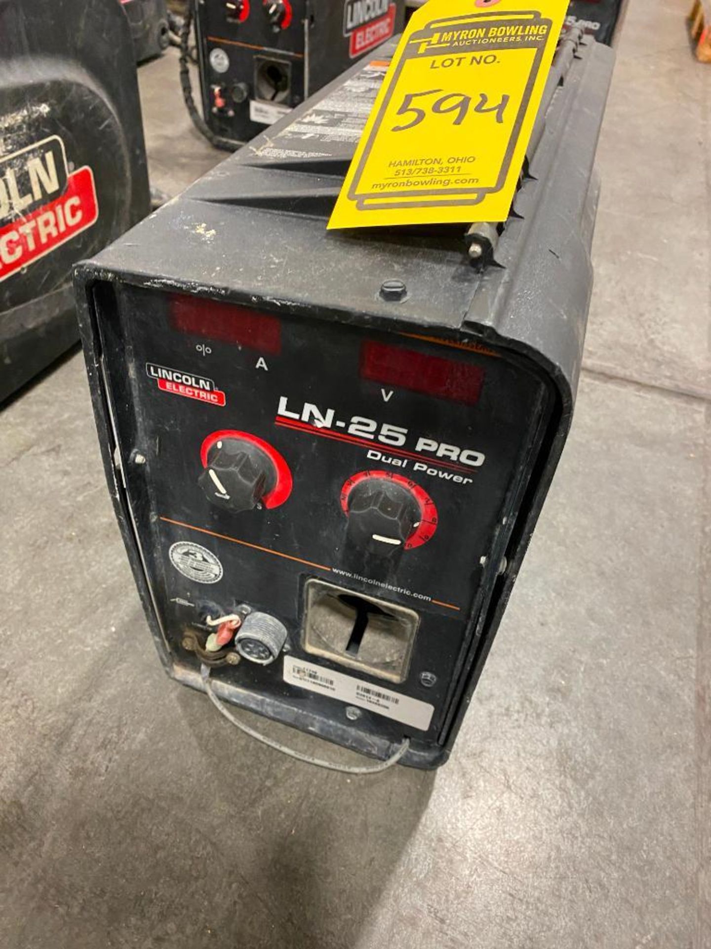 Lincoln LN-25 Pro Dual Power Wire Feeder Suitcase Welder, S/N U1190906910 - Image 3 of 3