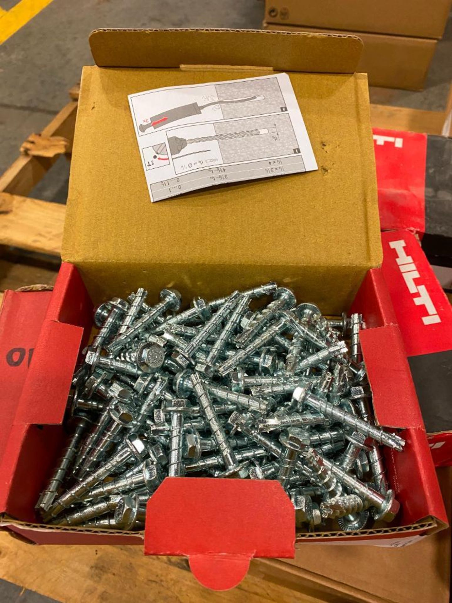 Skid of (New) Hilti 3/4" x 5-1/2" Anchor Bolts - Image 4 of 4