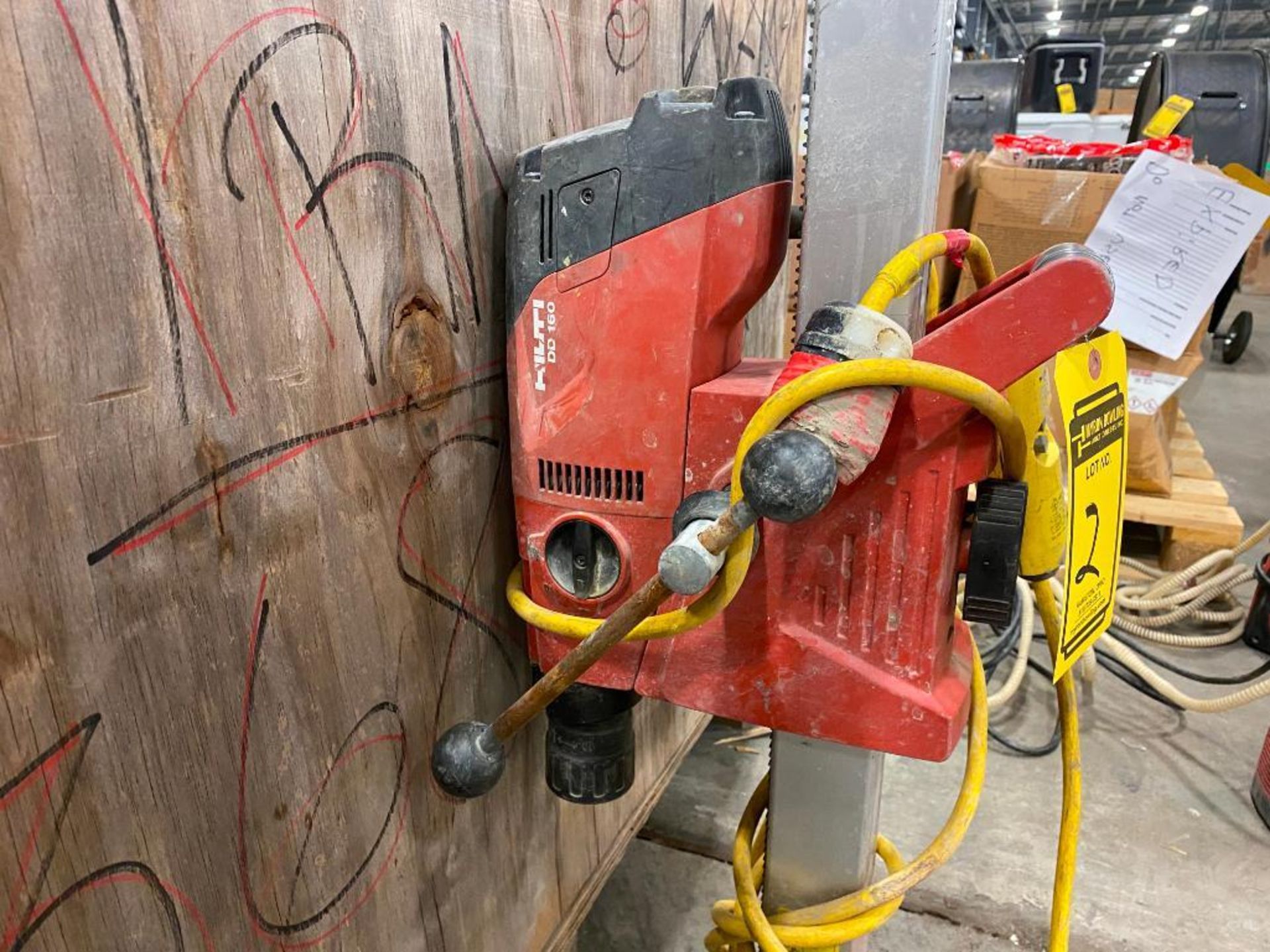 Hilti DD160 Core Drill on 3' Vacuum Lock Stand - Image 6 of 6