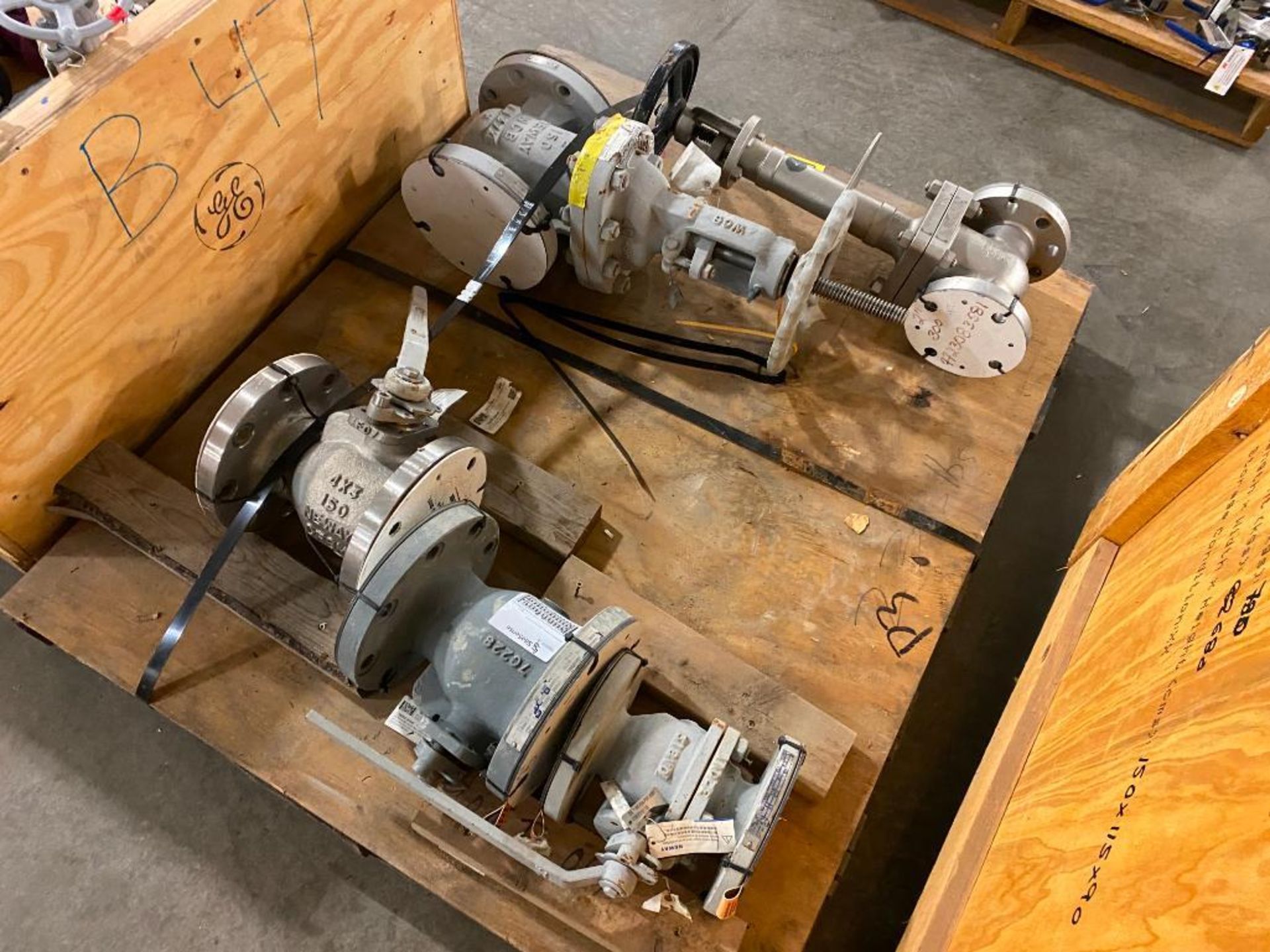 (5) Assorted Size Valves, 3"-4", 2", 4" - Image 3 of 6