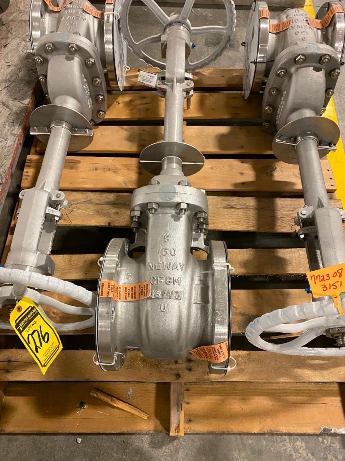 (3) Neway 8" Stainless Gate Valves; 8-150-NEWAY-CF8M-U, 566V5, 566V3, 566V2 - Image 6 of 8