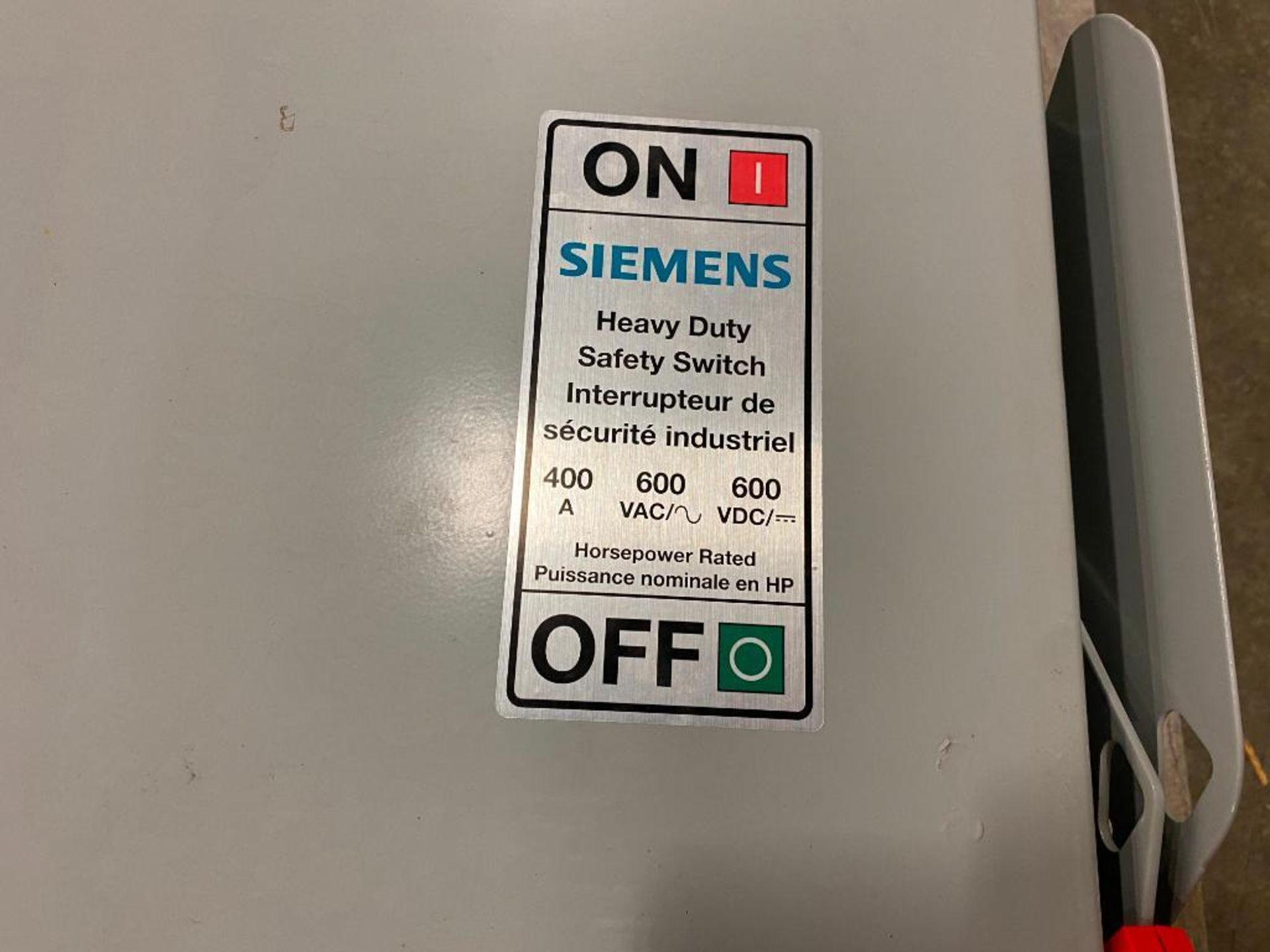 Siemens 400 AMP Breaker Box - Image 6 of 6