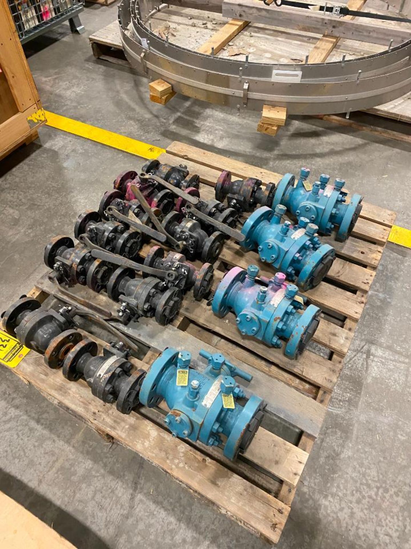 (4) Skids of Assorted Size Used Valves, 1/2"-6" - Image 8 of 11