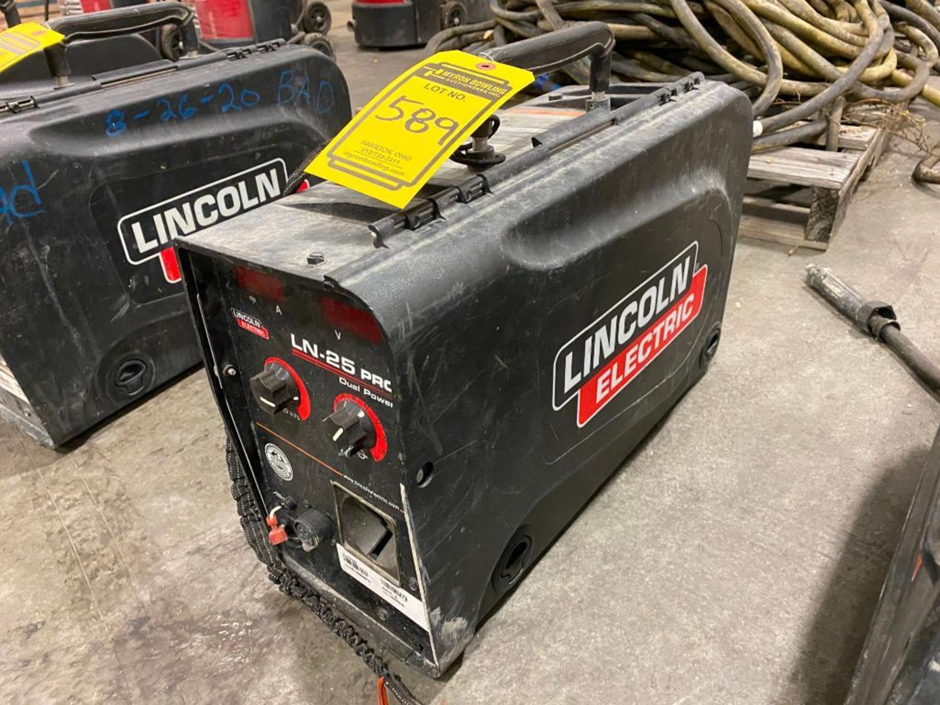 Lincoln LN-25 Pro Dual Power Wire Feeder Suitcase Welder, S/N U1190906913 - Image 2 of 3