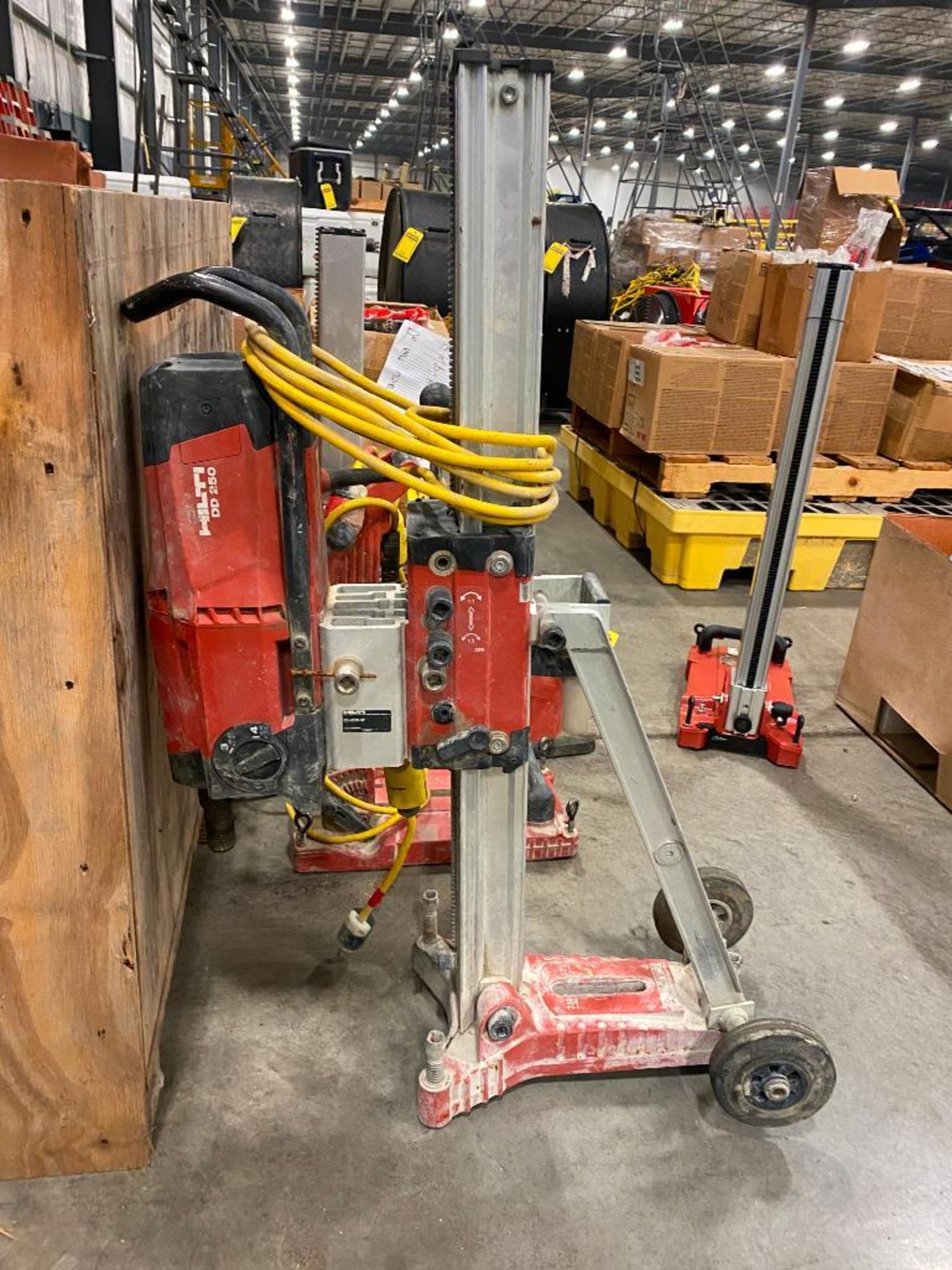 Hilti DD 250 Core Drill on 4' Vacuum Lock Stand