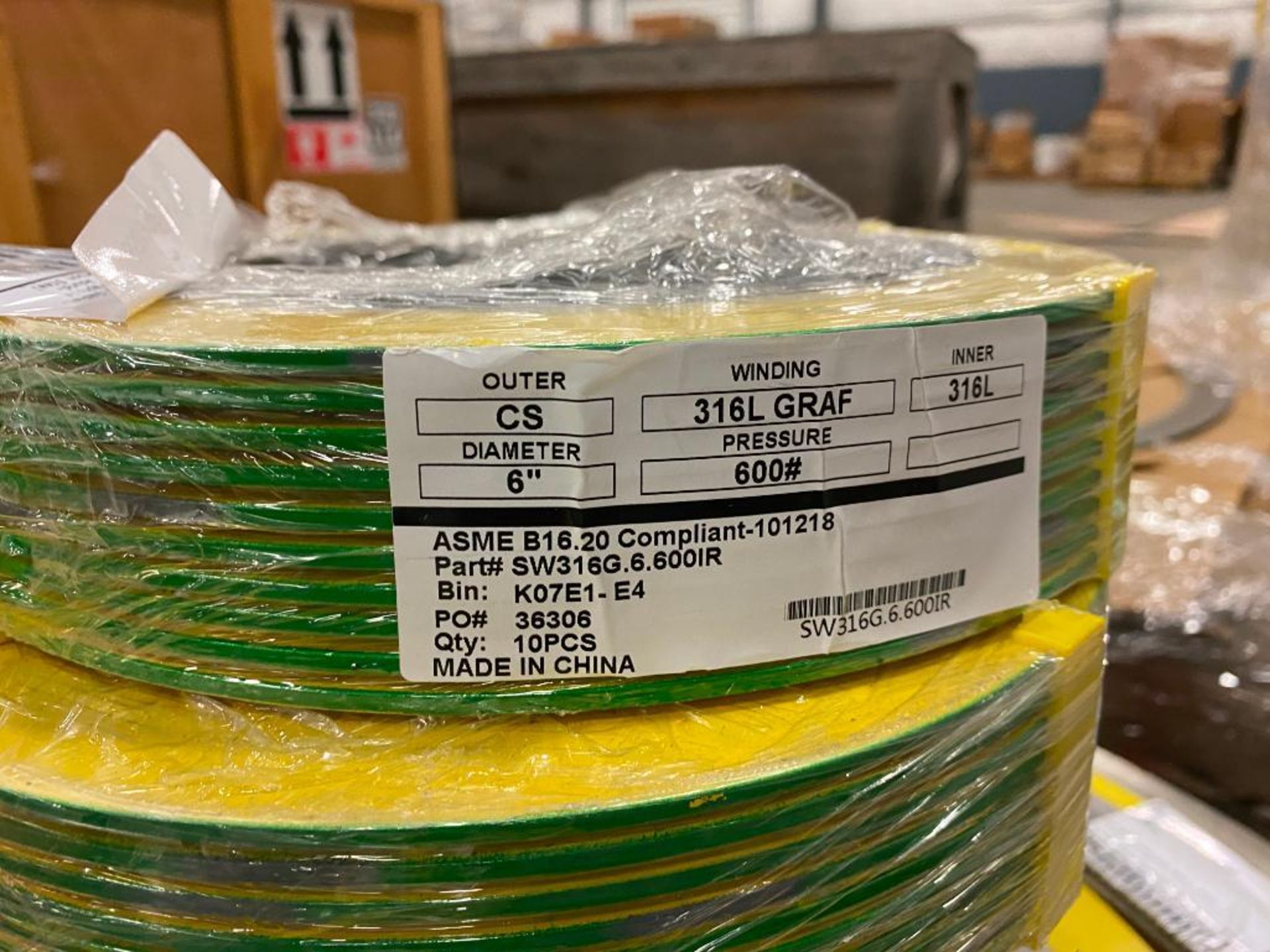 (3) Skids of Assorted Size Spiral Wound Gaskets, 1"-42" - Image 7 of 10