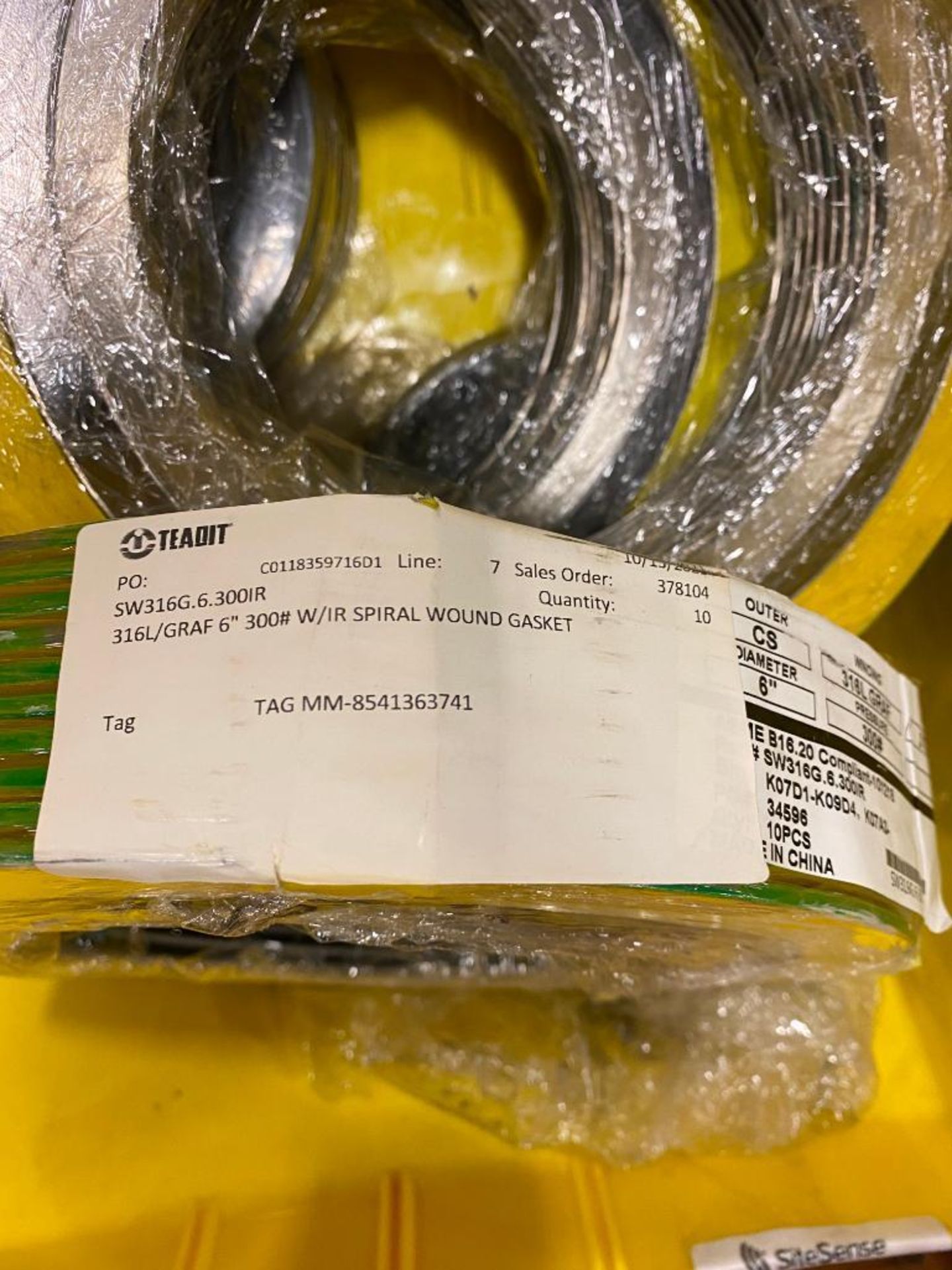 Skid of 2"-4"-8"-12" Teadit Coil Gaskets - Image 9 of 10