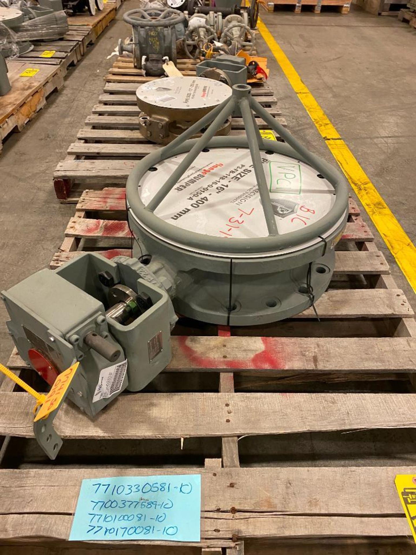 (2) Valves; 16" S/N6018/01118-004-003, 10" S/N 6017/06350-038-002 - Image 2 of 10