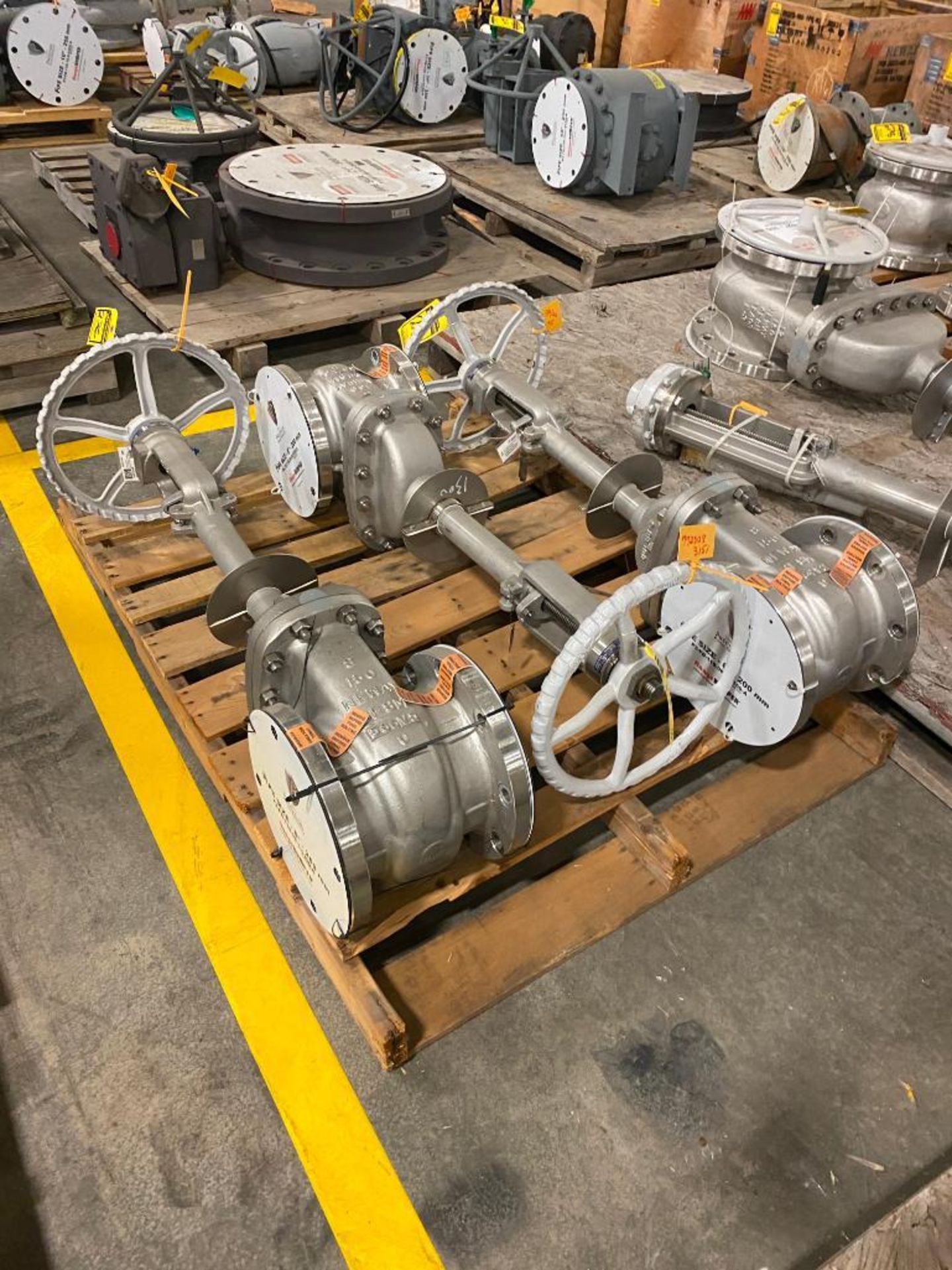 (3) Neway 8" Stainless Gate Valves; 8-150-NEWAY-CF8M-U, 566V5, 566V3, 566V2 - Image 2 of 8