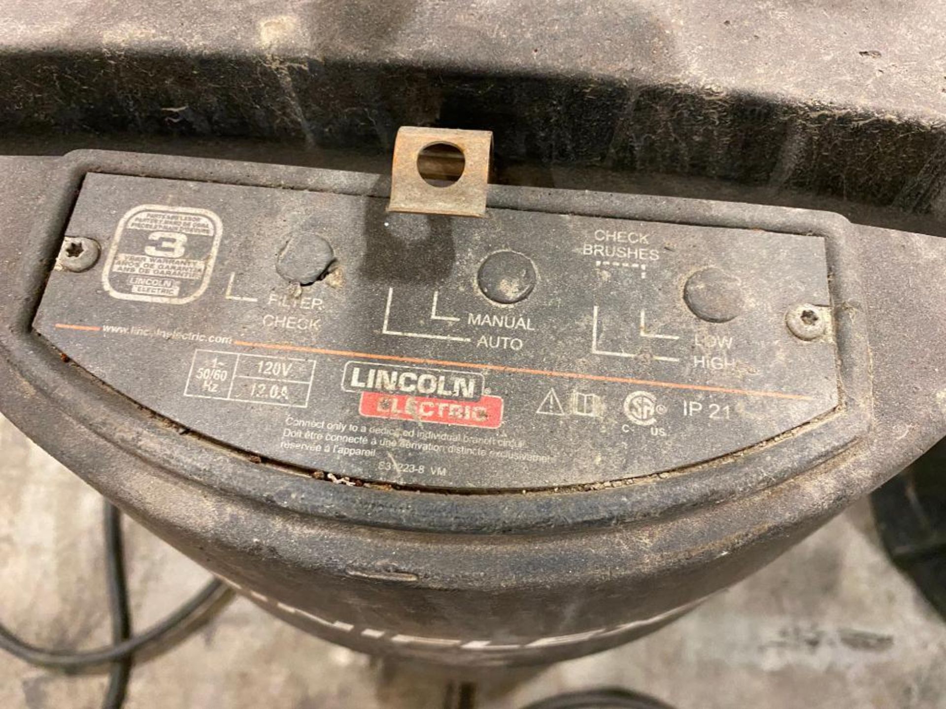 Lincoln Miniflex Portable Welding Fume Extractor, 120V, S/N U6170800028 - Image 3 of 3