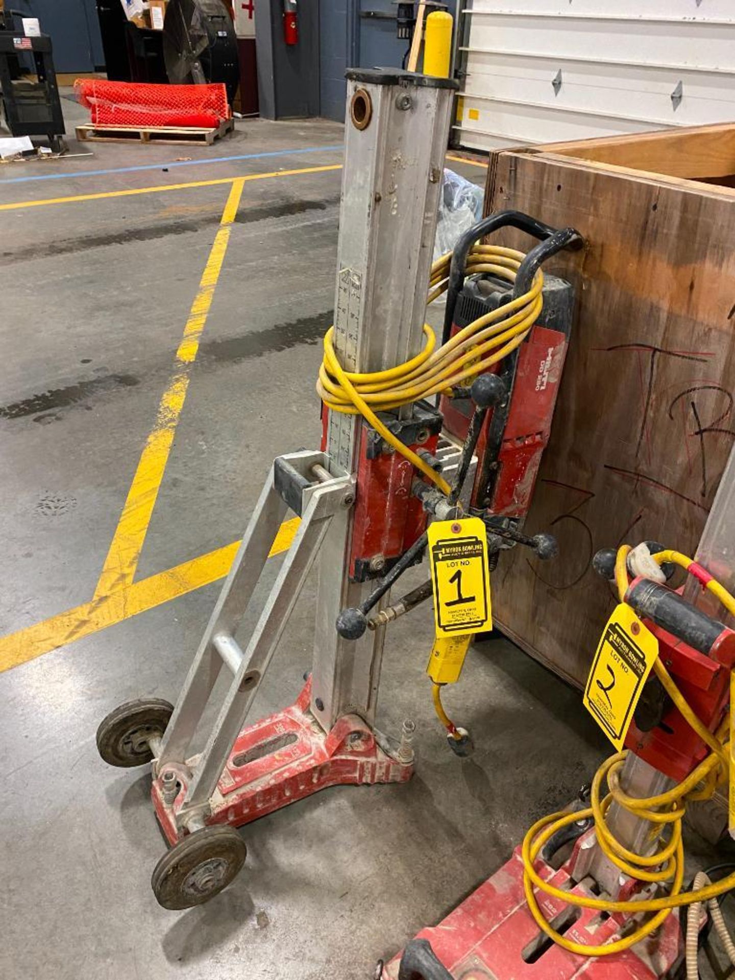 Hilti DD 250 Core Drill on 4' Vacuum Lock Stand - Image 3 of 8