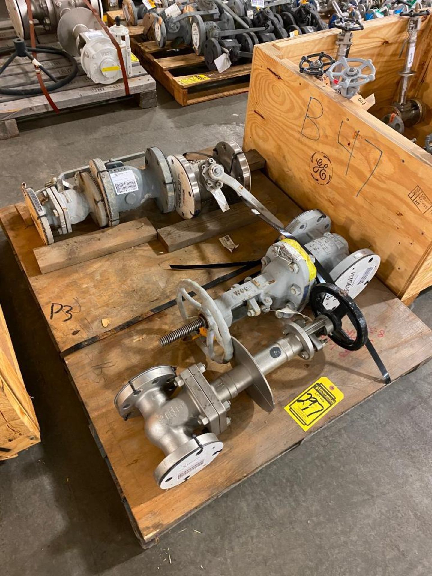 (5) Assorted Size Valves, 3"-4", 2", 4" - Image 2 of 6