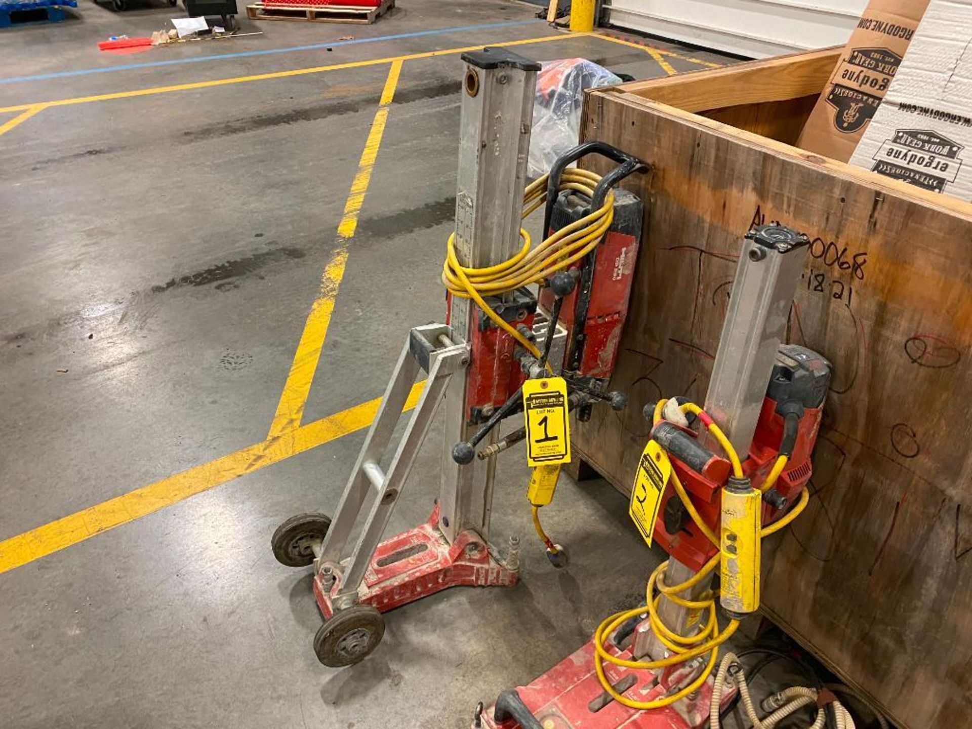 Hilti DD 250 Core Drill on 4' Vacuum Lock Stand - Image 4 of 8