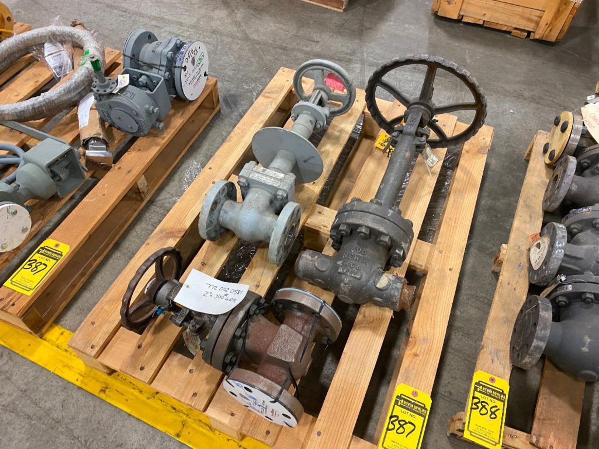 (3) Skids of Assorted Size Gate Valves, 2"-3" - Image 3 of 7