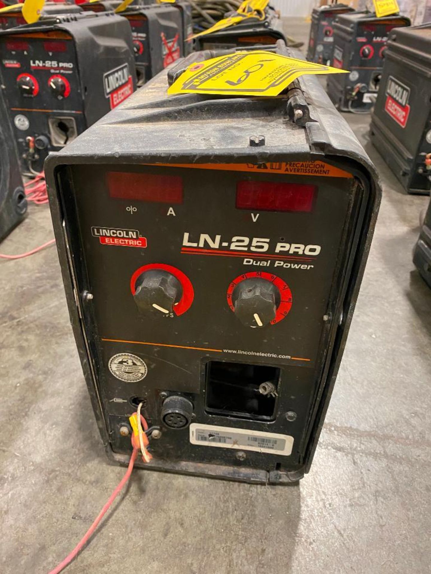 Lincoln LN-25 Pro Dual Power Wire Feeder Suitcase Welder, S/N U1170808750 - Image 3 of 3