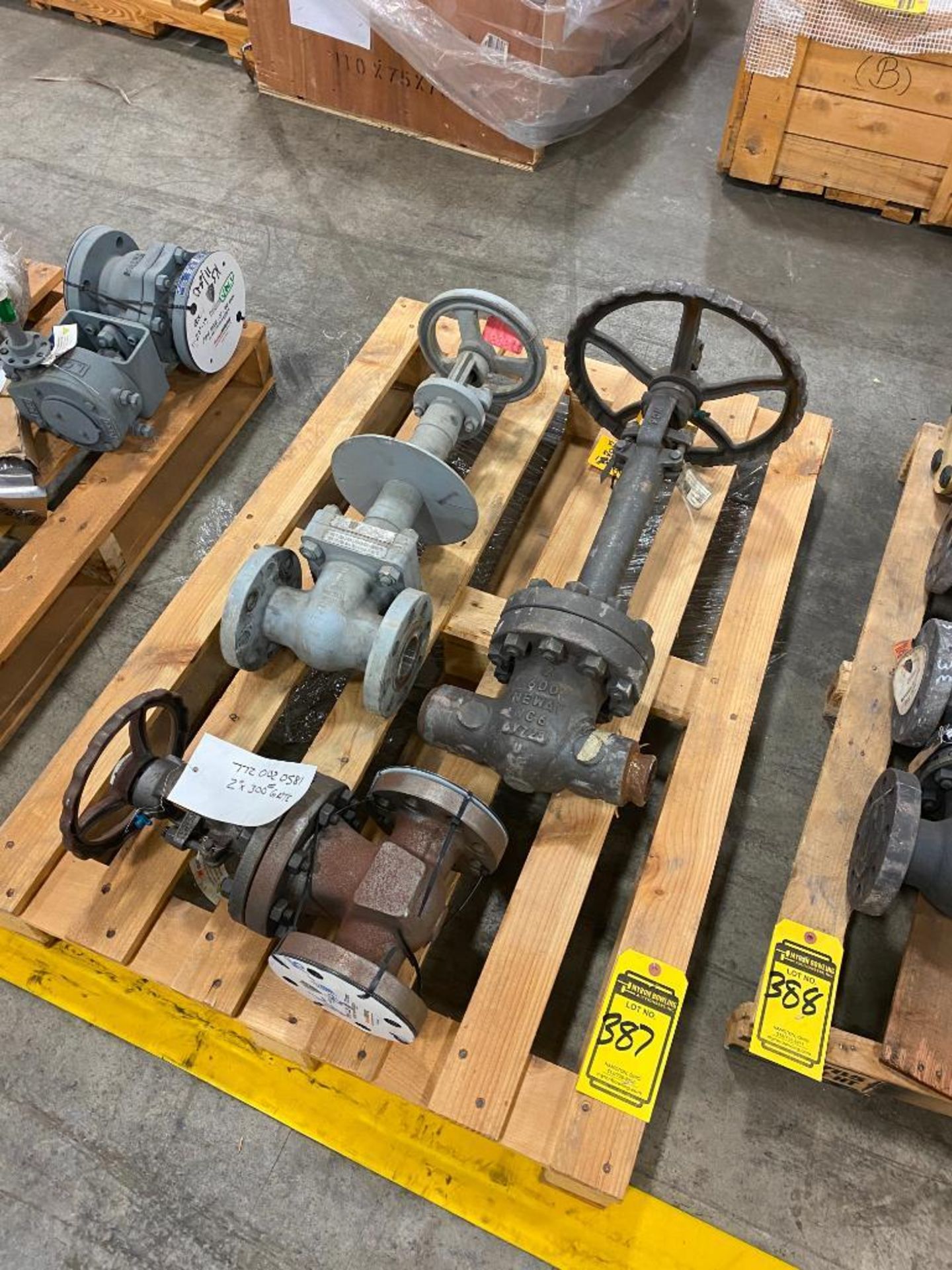 (3) Skids of Assorted Size Gate Valves, 2"-3" - Image 4 of 7