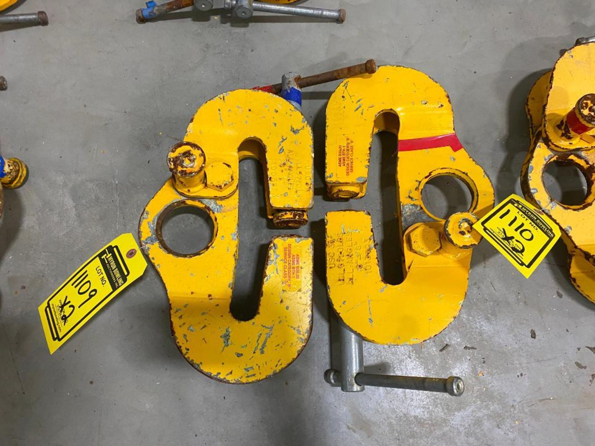 (2) Plate Clamps, 6,720 WLL