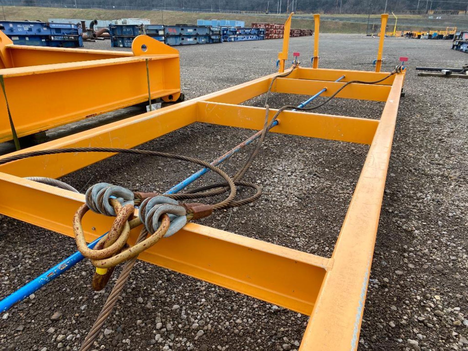 Tandemloc Auto Lock Container Lifting Frame, 40' x 8', 67,200 LB. Cap. at 45 Degrees, Adjustable Cra - Image 7 of 8