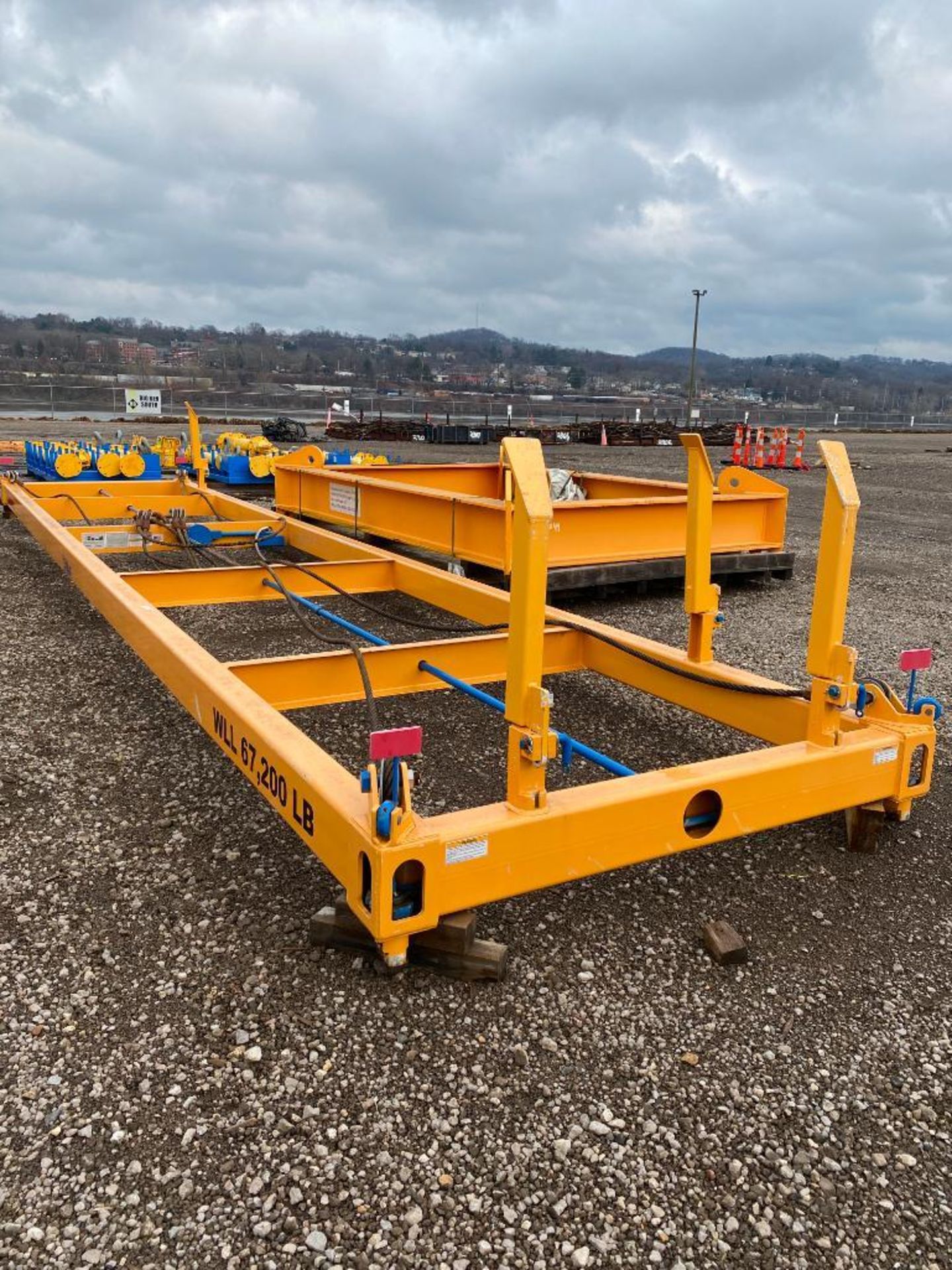 Tandemloc Auto Lock Container Lifting Frame, 40' x 8', 67,200 LB. Cap. at 45 Degrees, Adjustable Cra - Image 2 of 8