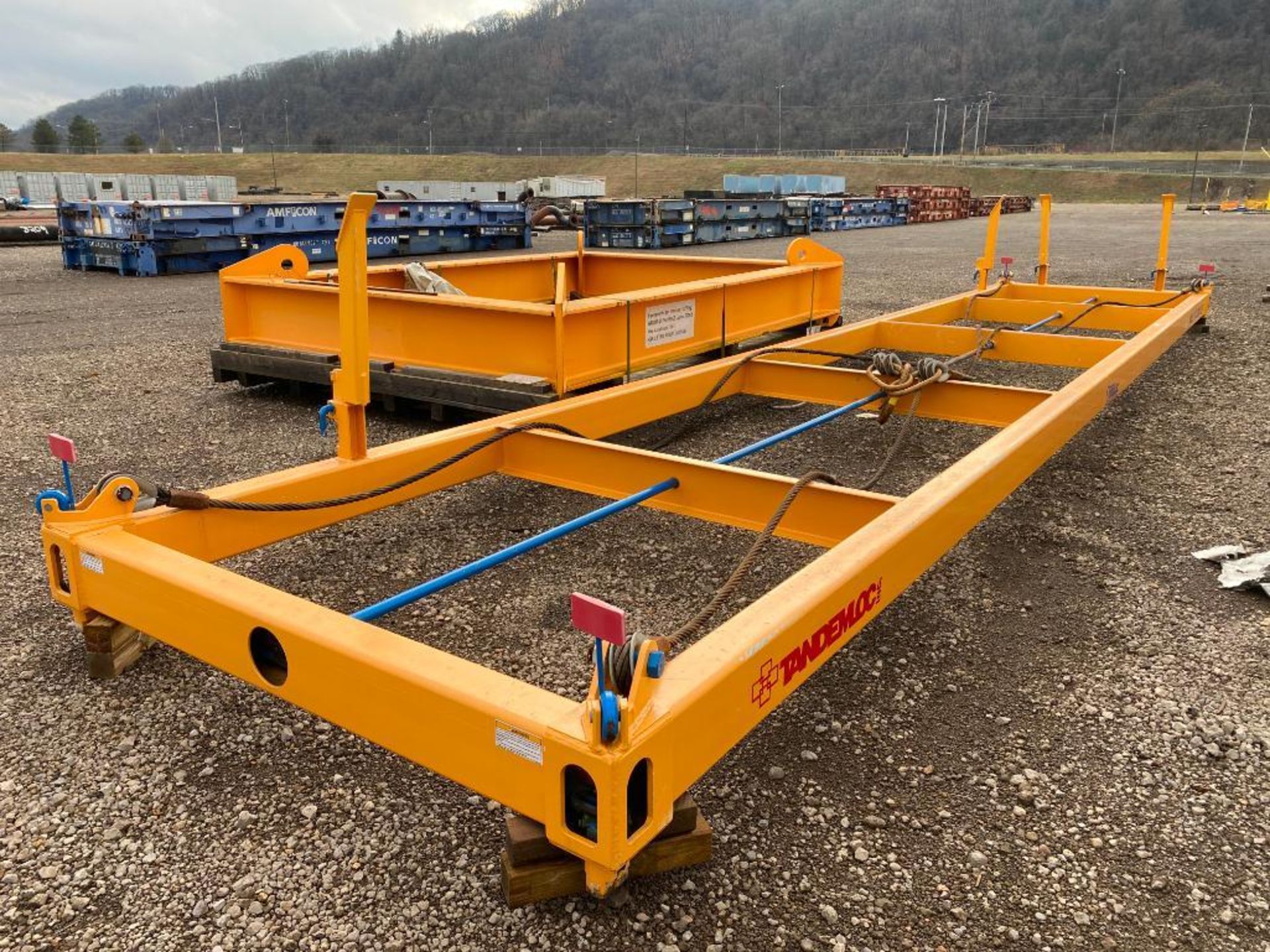 Tandemloc Auto Lock Container Lifting Frame, 40' x 8', 67,200 LB. Cap. at 45 Degrees, Adjustable Cra - Image 5 of 8