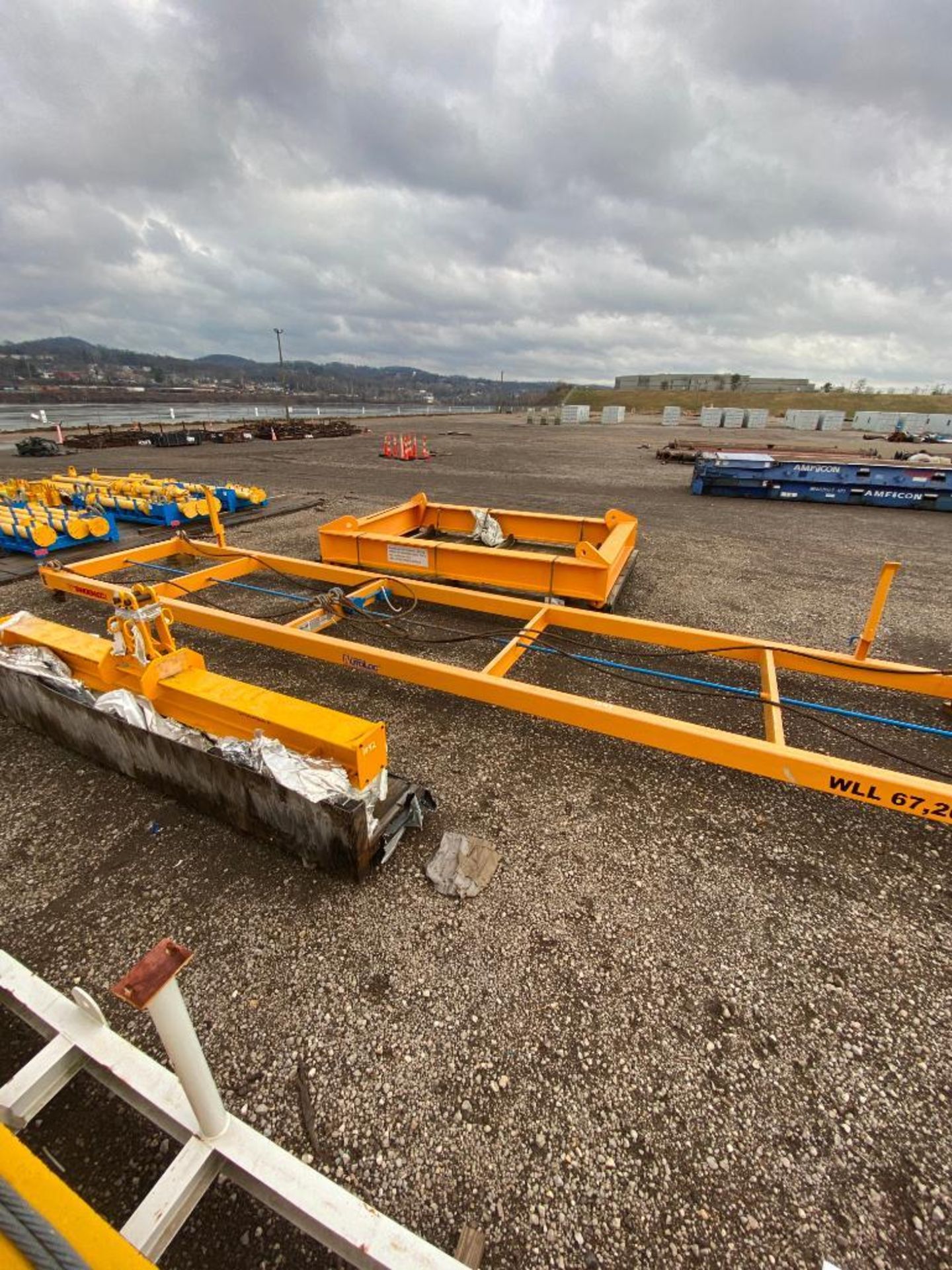 Tandemloc Auto Lock Container Lifting Frame, 40' x 8', 67,200 LB. Cap. at 45 Degrees, Adjustable Cra - Image 4 of 8