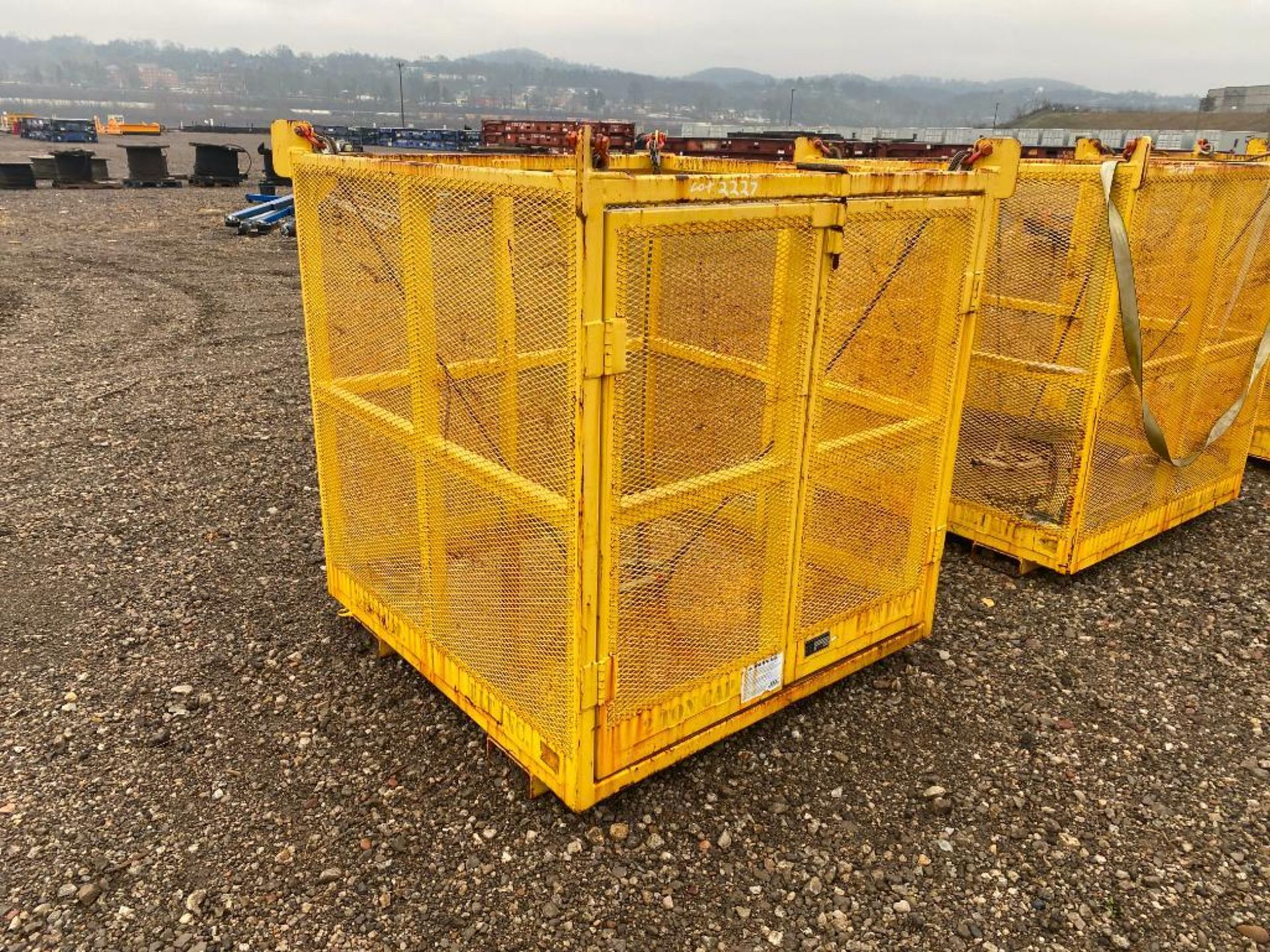 Material Basket, 2-Ton Cap., 54" x 54" x 54"