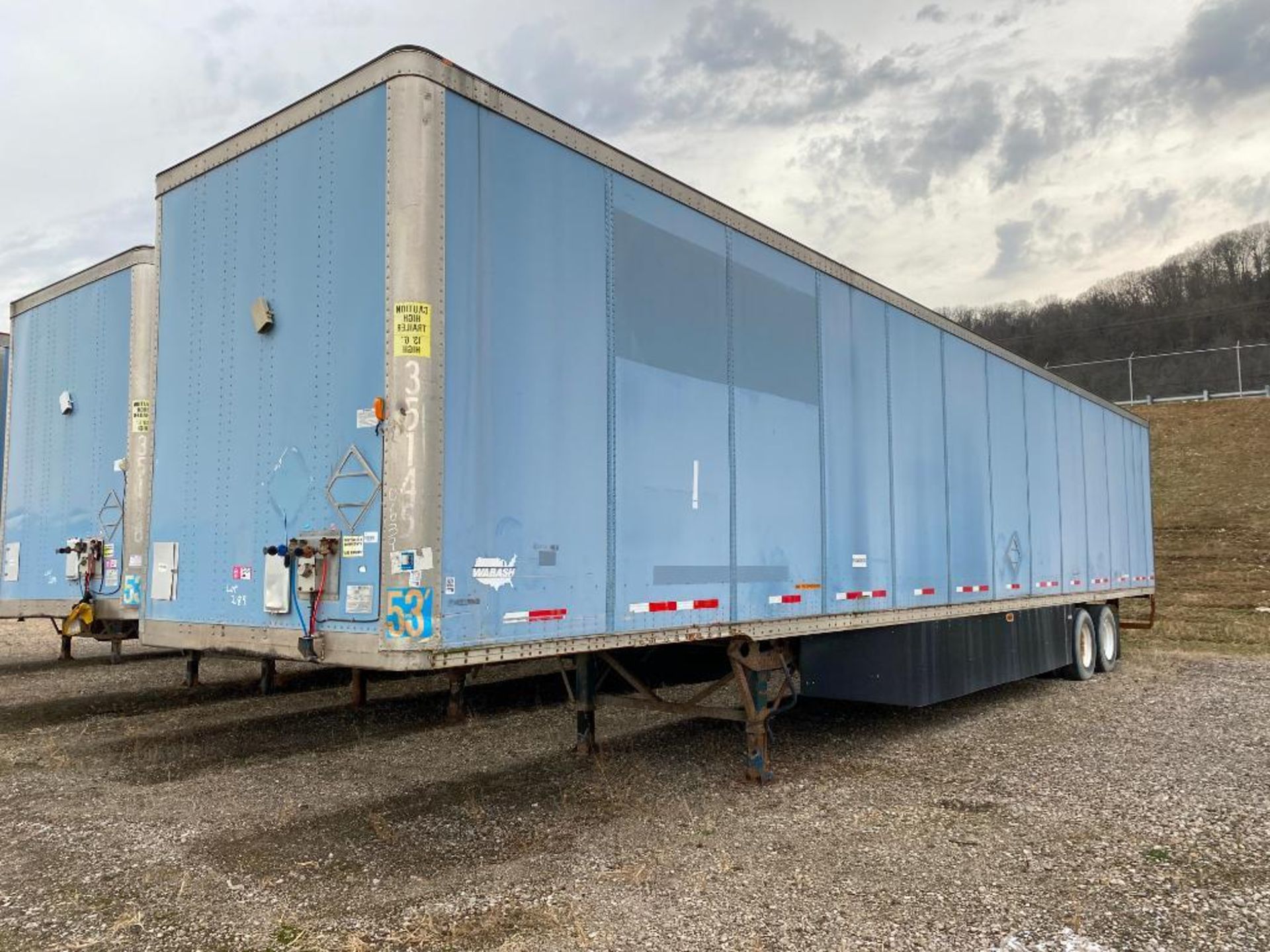 2006 Wabash Van Trailer, 53', Dual Tandem Axle, Vin 1JJV532W57L008170